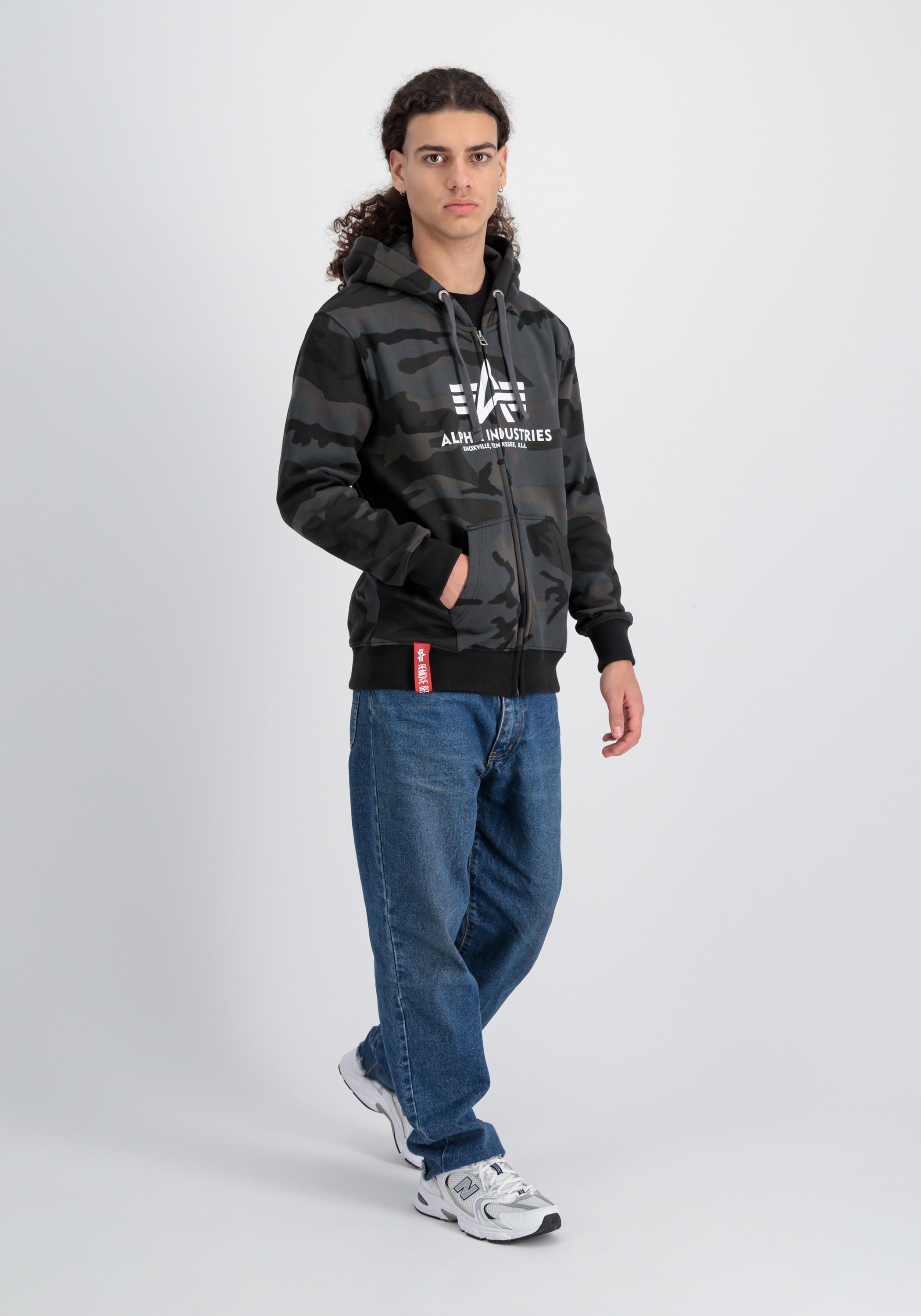 Alpha Industries Hoodie »Alpha Industries Men - Hoodies Basic Zip Hoodie Camo«
