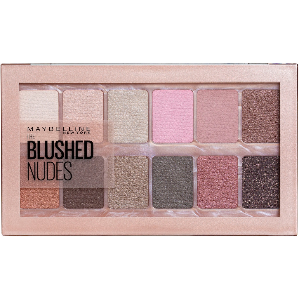 MAYBELLINE NEW YORK Lidschatten-Palette »The Blushed Nudes«