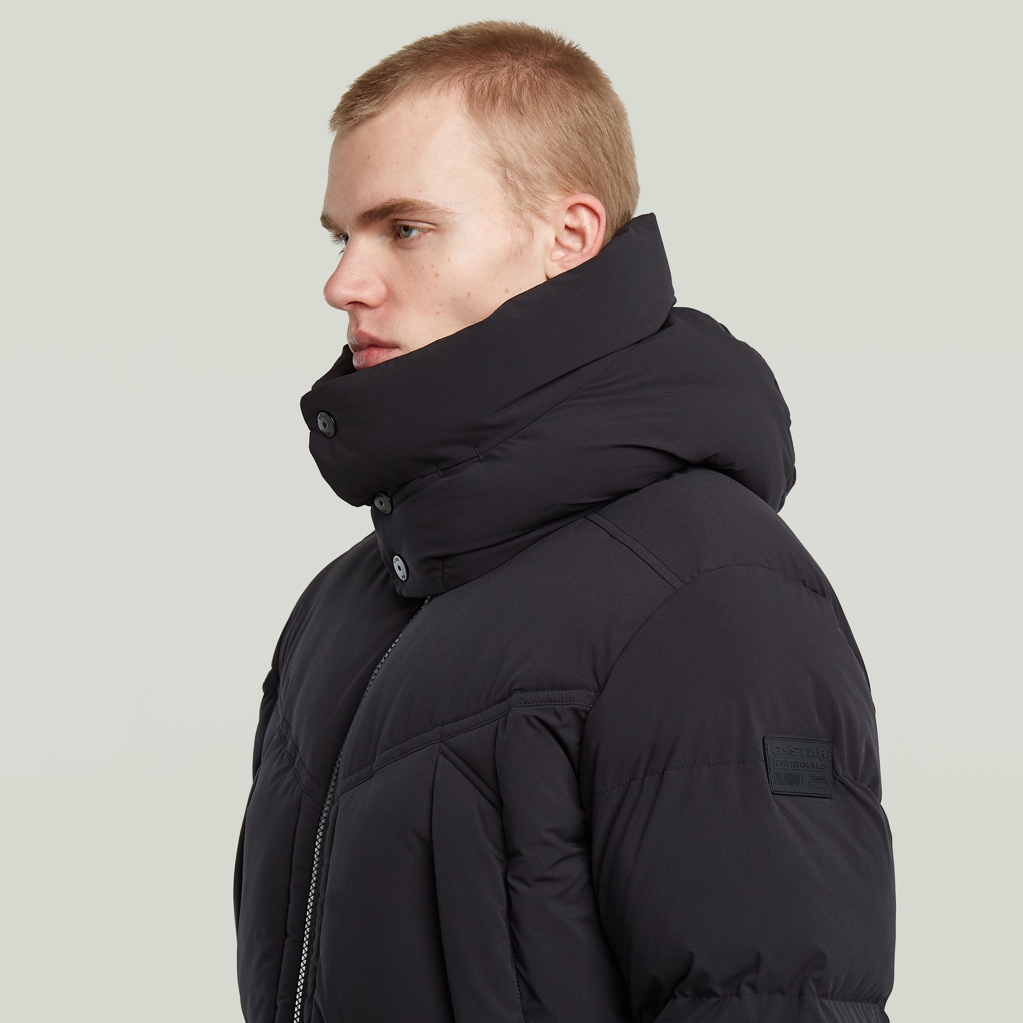 G-STAR Parka »G-Whistler Padded Hooded 2.0«, mit Kapuze, mit Stehkragen, abnehmbare Kapuze