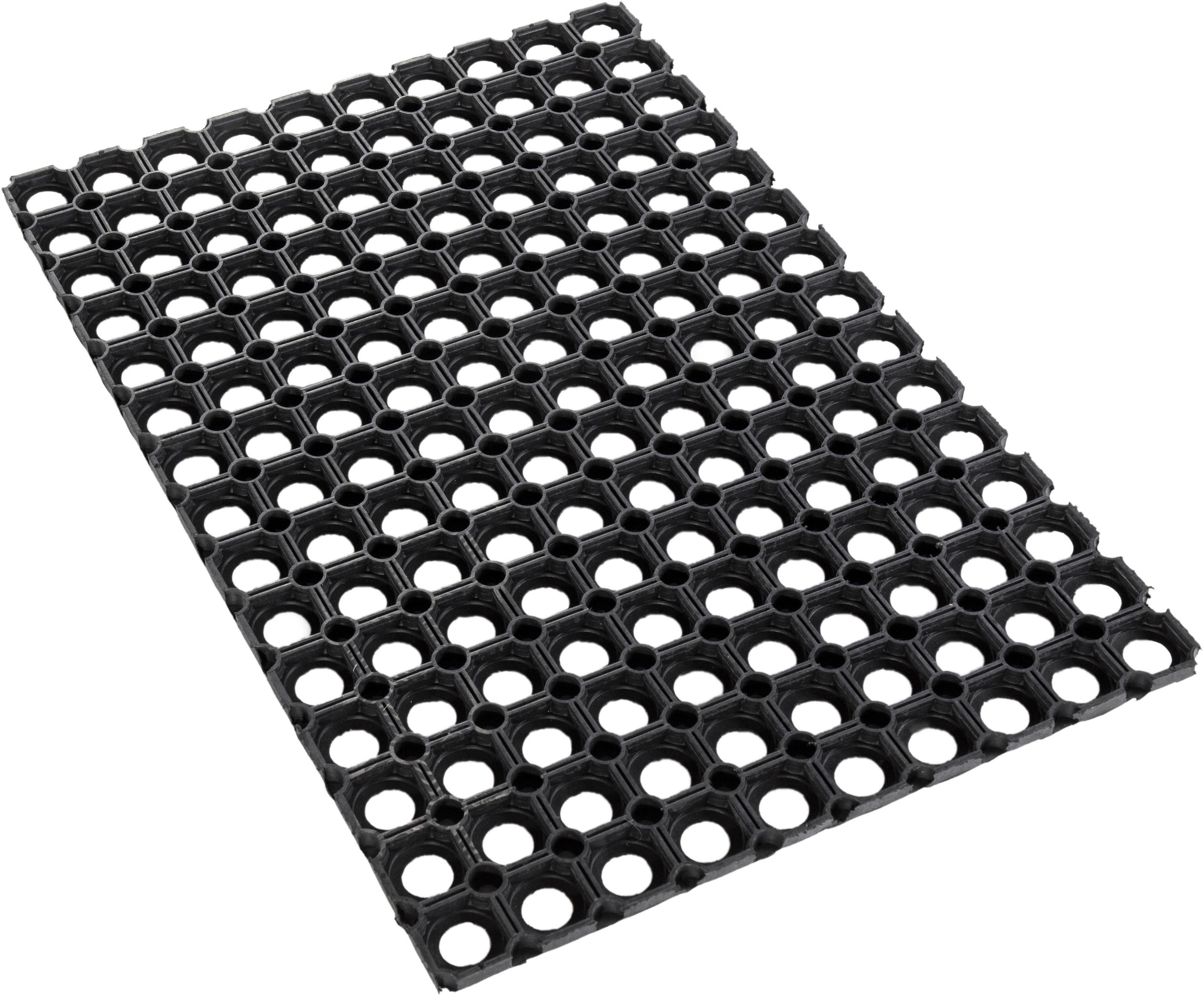 Andiamo Fußmatte »Gummi Ringmatte«, rechteckig, besonders Outdoor geeignet, und Schmutzfangmatte, In- robust