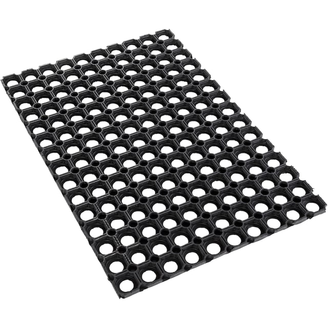 Andiamo Fußmatte »Gummi Ringmatte«, rechteckig, Schmutzfangmatte, In- und  Outdoor geeignet, besonders robust