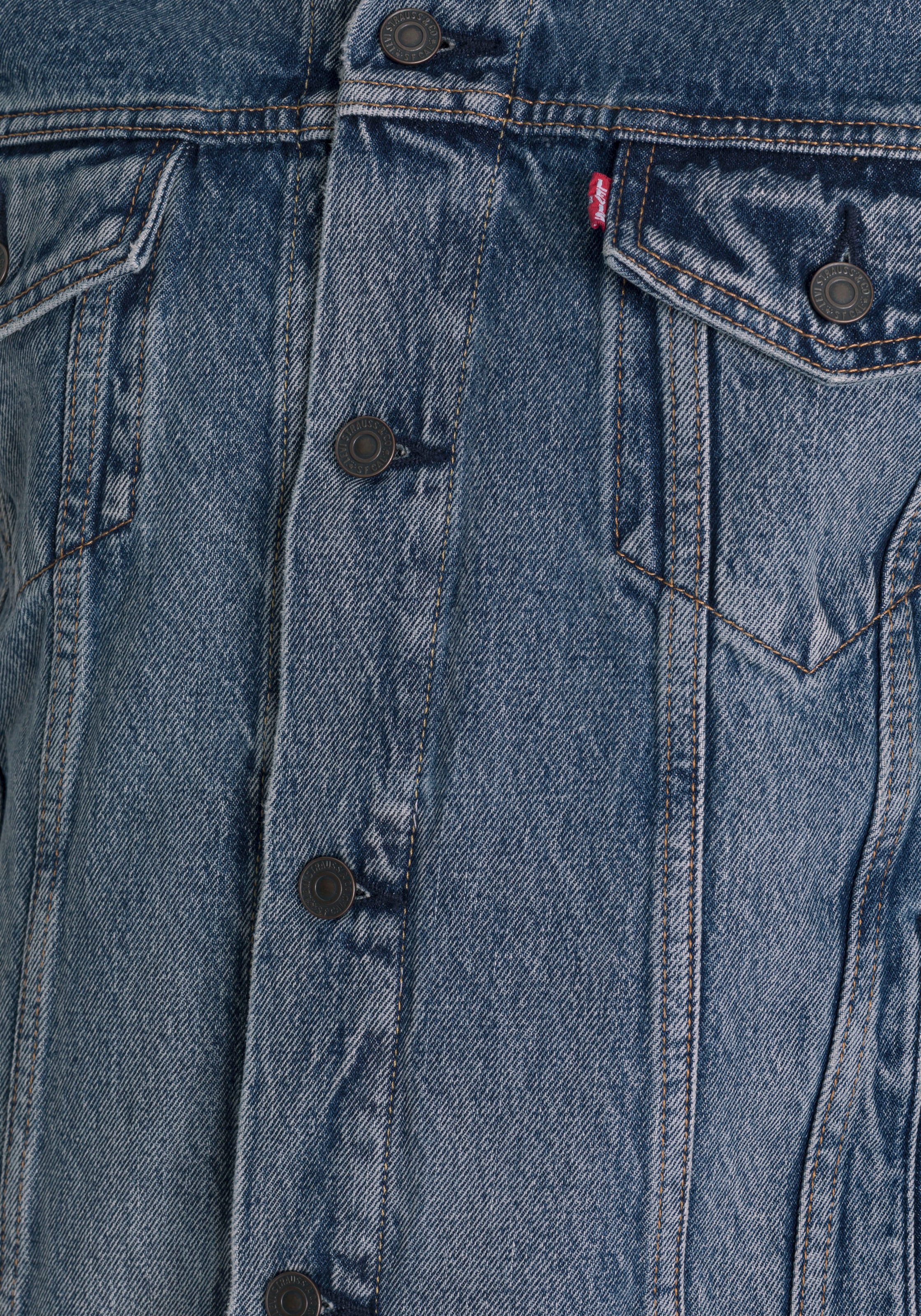 Levi's® Jeansjacke »VINTAGE FIT TRUCKER JKT«, ohne Kapuze, mit Knopfleiste