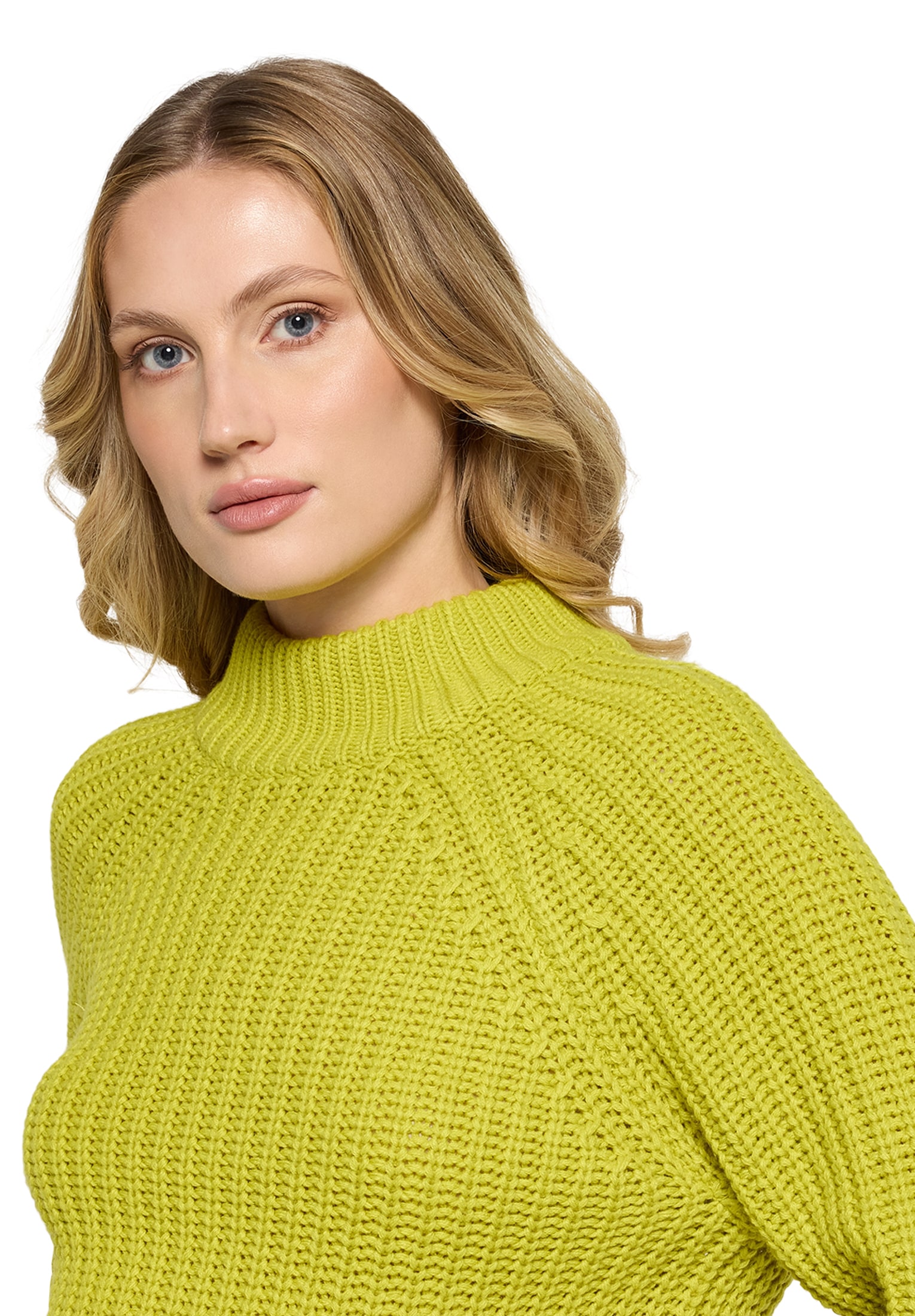 Betty&Co Rundhalspullover »Grobstrick-Pullover mit Struktur«