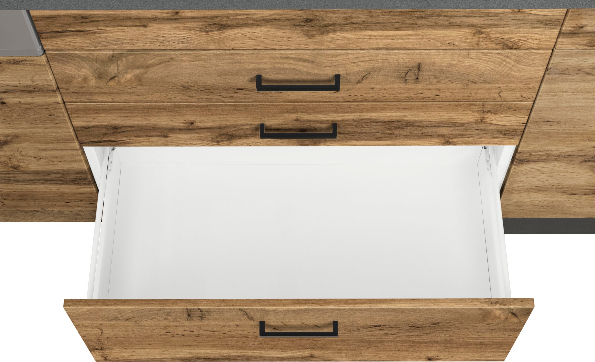 KOCHSTATION Küchenzeile »KS-Trier« ohne E-Geräte, Breite 340 cm