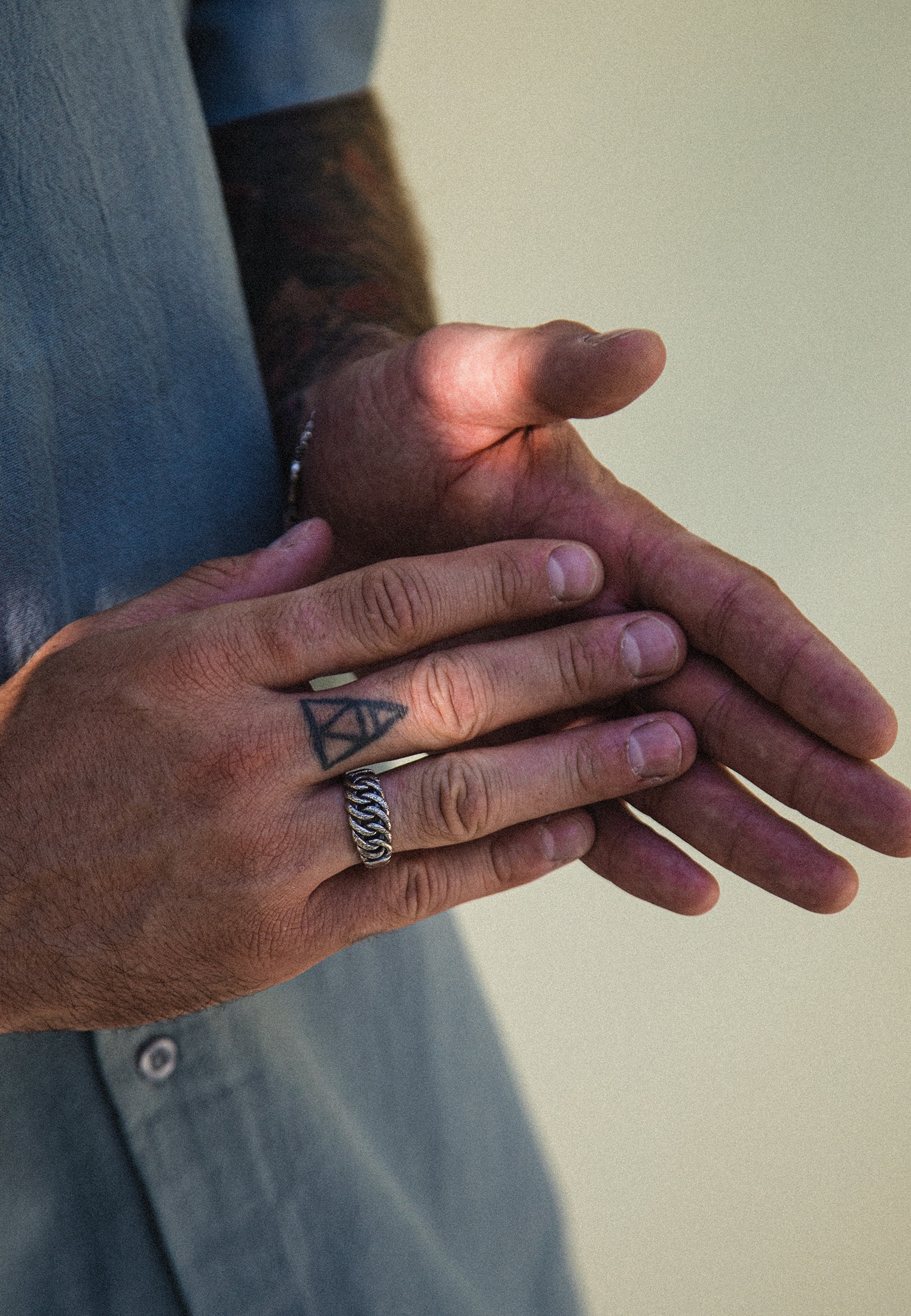 HAZE & GLORY Silberring »Ring Herren - Chain Game 925 Silber«