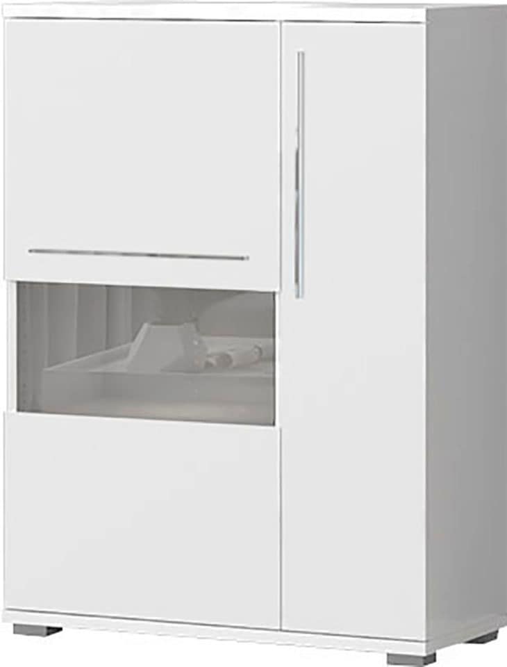 Places of Style Vitrine »Piano«, UV lackiert, Soft-Close Funktion