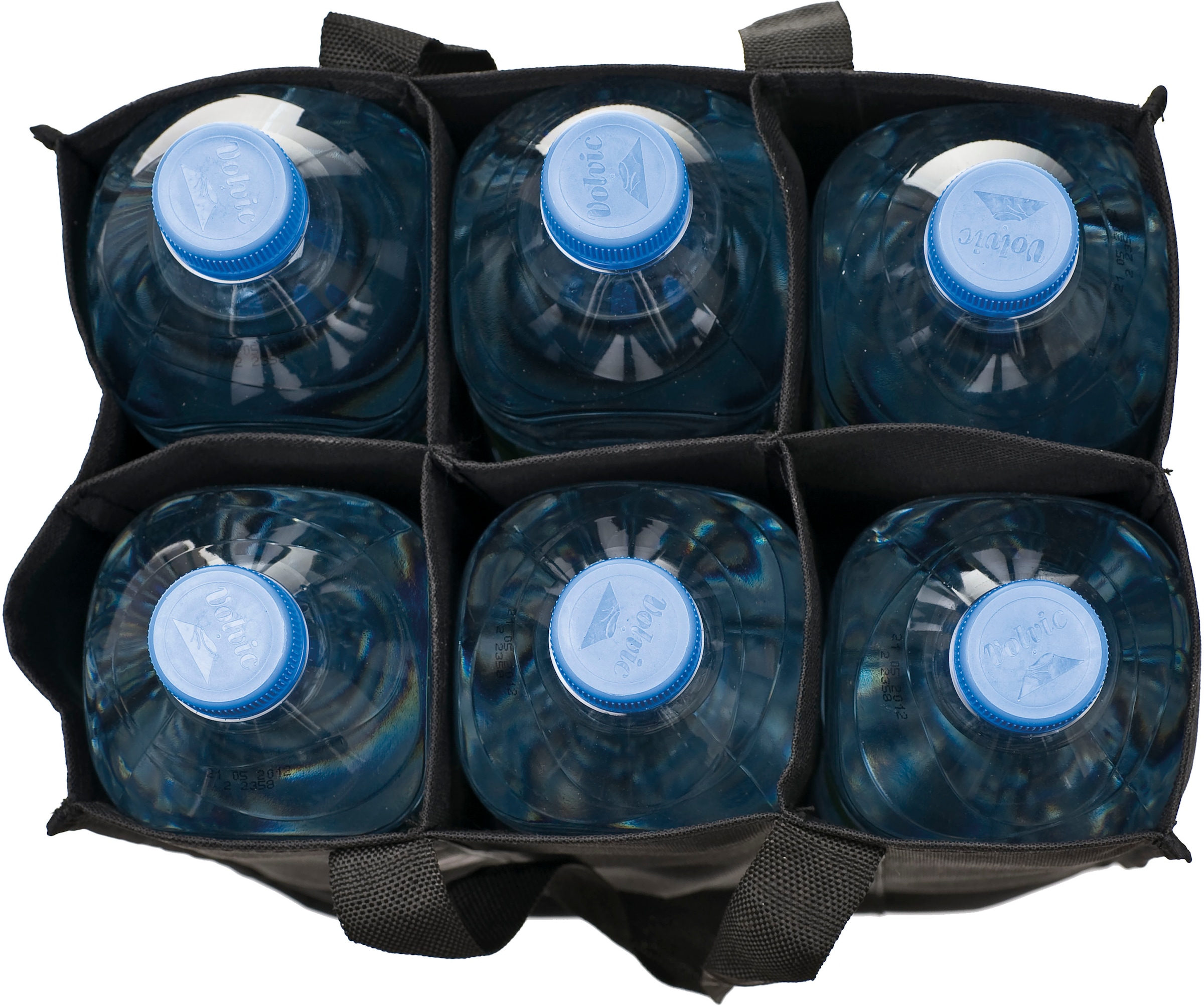 Genius Flaschenkorb »(Flaschentasche)« zum rückenschonenden Transportieren von bis zu 6 Flaschen, weiße Anker