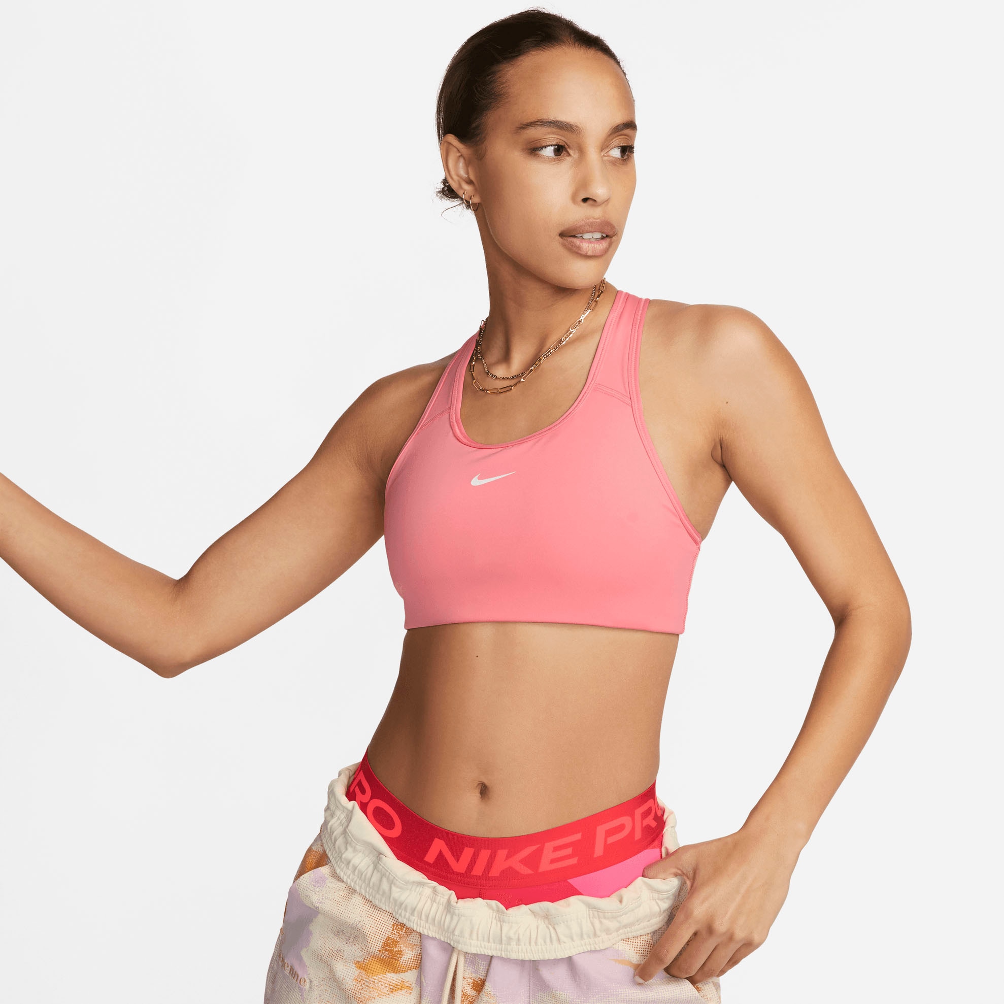 Nike Sport-BH »Dri-FIT Swoosh Women's Medium-Support 1-Piece Pad Sports Bra«  bei