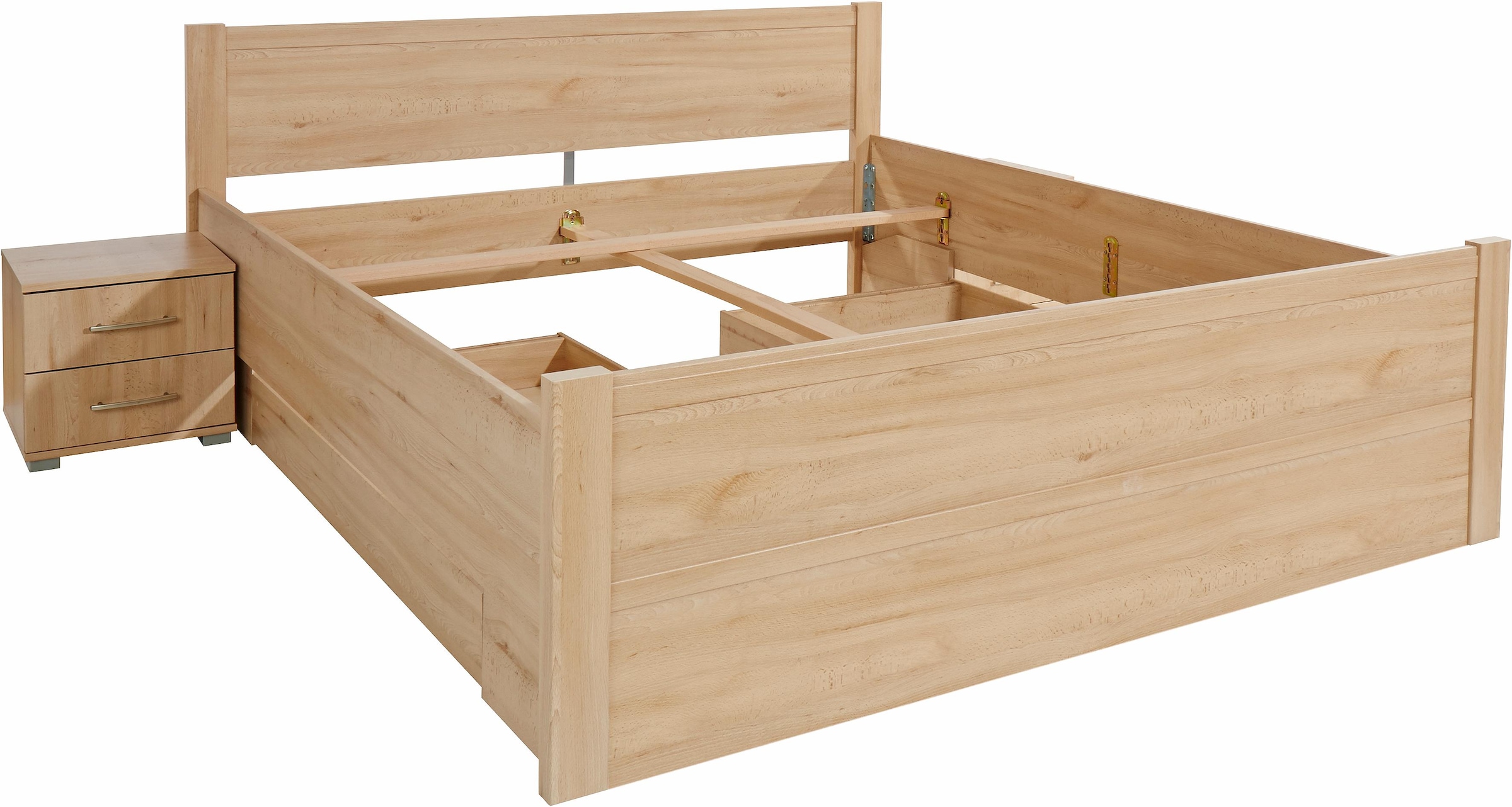 priess Bett »Husum Schlafzimmer Jugendzimmer Rahmenbett«, mit Komforthöhe verschiedene Ausführungen hochwertige Premium Qualität