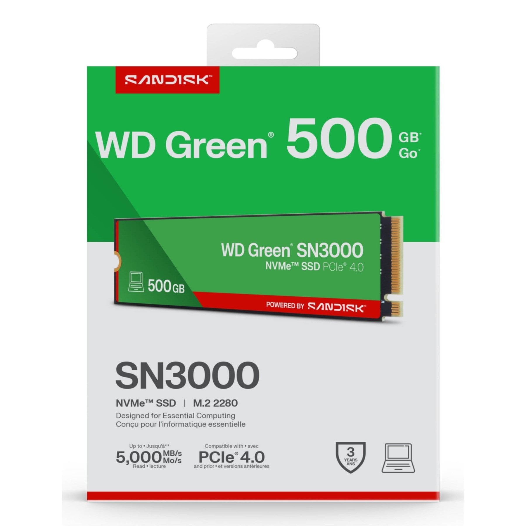 Sandisk interne SSD »WD Green SN3000 NVMe«