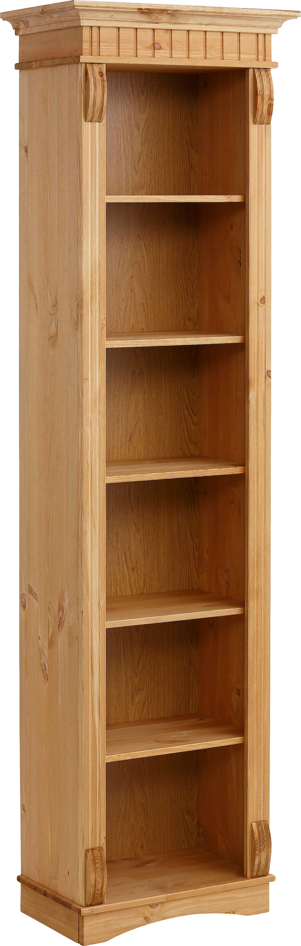 OTTO home Standregal "Teresa" Maße (B/T/H): 52/33/193 cm, Höhe 193 cm, aus massiver Kiefer, FSC