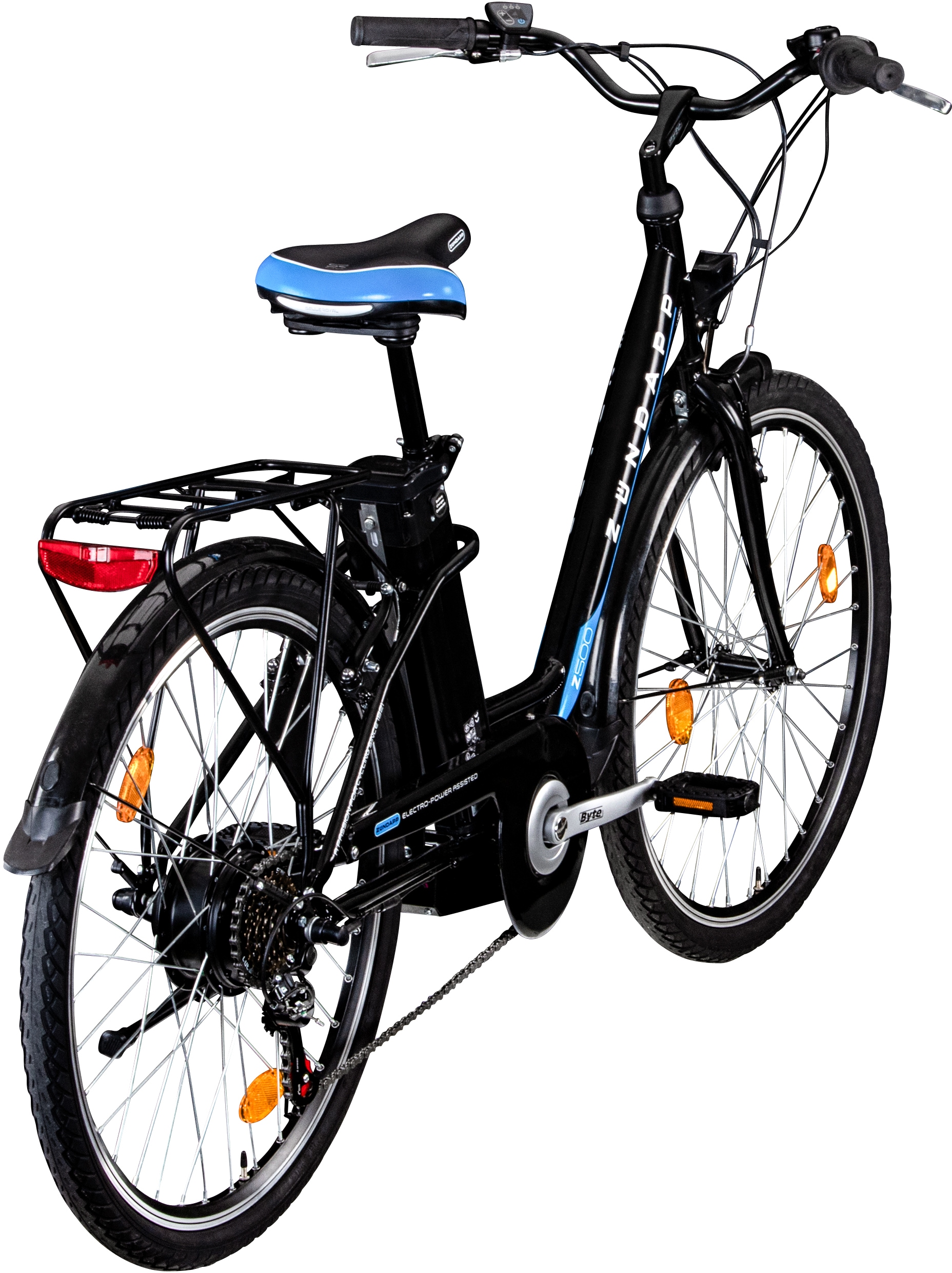 Zündapp E-Bike »Z505«, 6 Gang, Shimano, Tourney, Heckmotor 250 W, Pedelec, Elektrofahrrad für Damen u. Herren