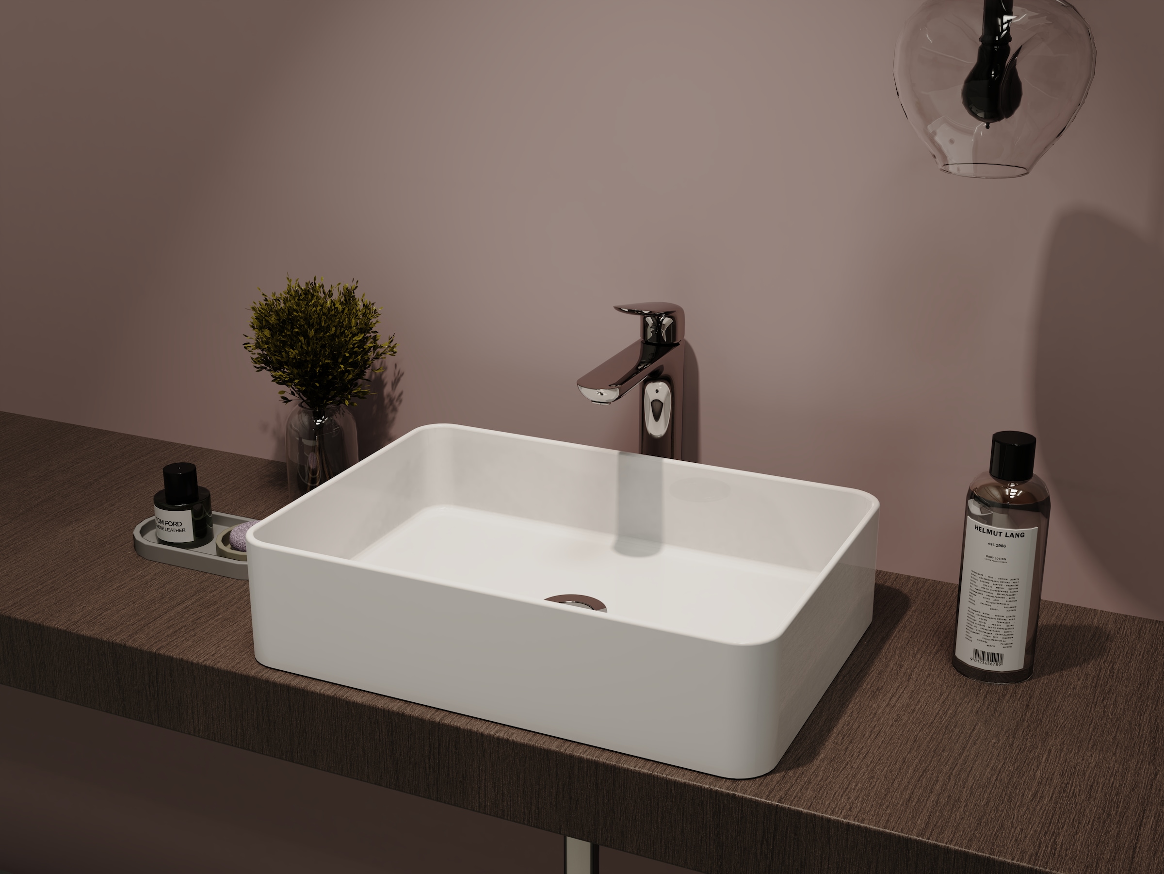 welltime Aufsatzwaschbecken NANO Glasur