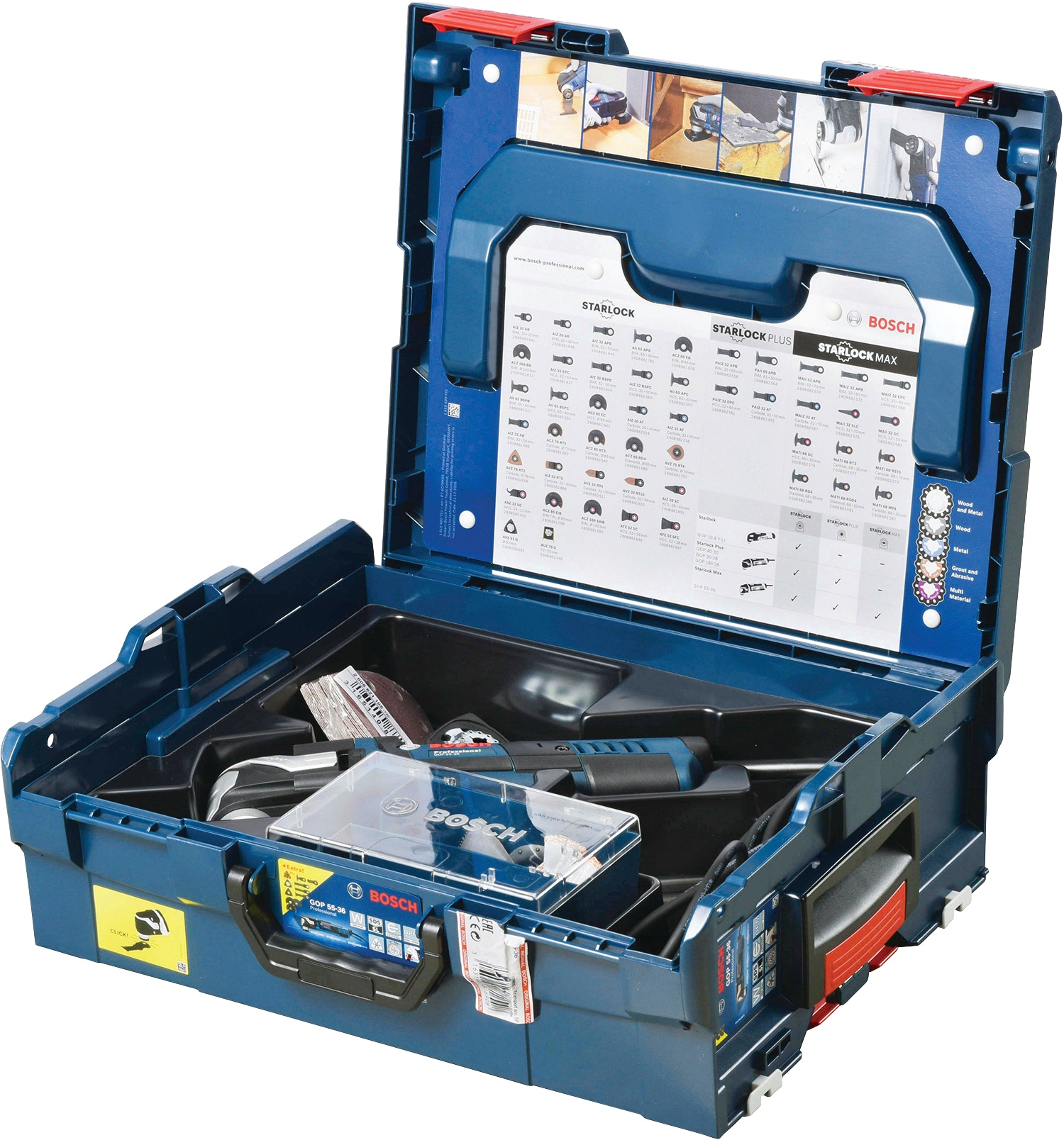 Bosch Professional Elektro-Multifunktionswerkzeug »Multi-Cutter GOP 55-36 Multi-Cutter ZB L-BOXX«