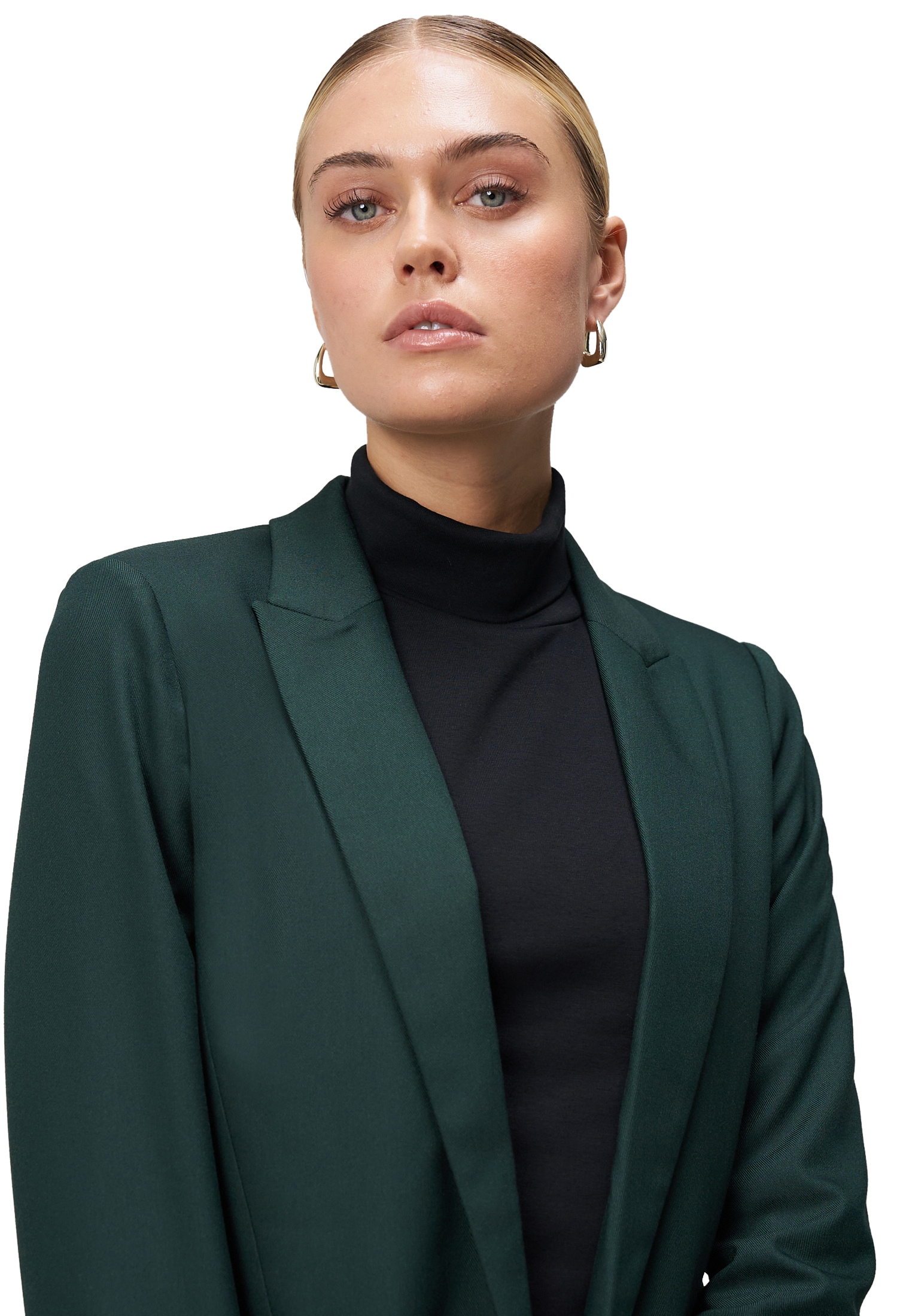 Zero Longblazer »Longblazer mit Paspeltaschen«