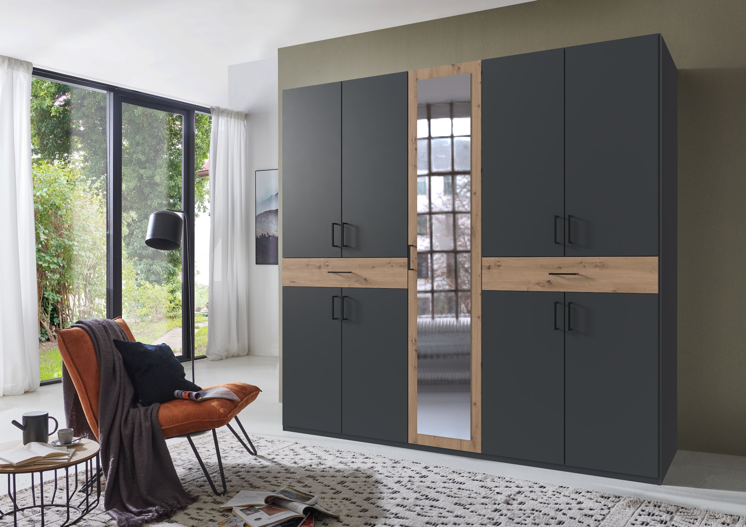 Wimex Drehtürenschrank »Tibet« mit Schubkästen auf bequemer Zugriffshöhe