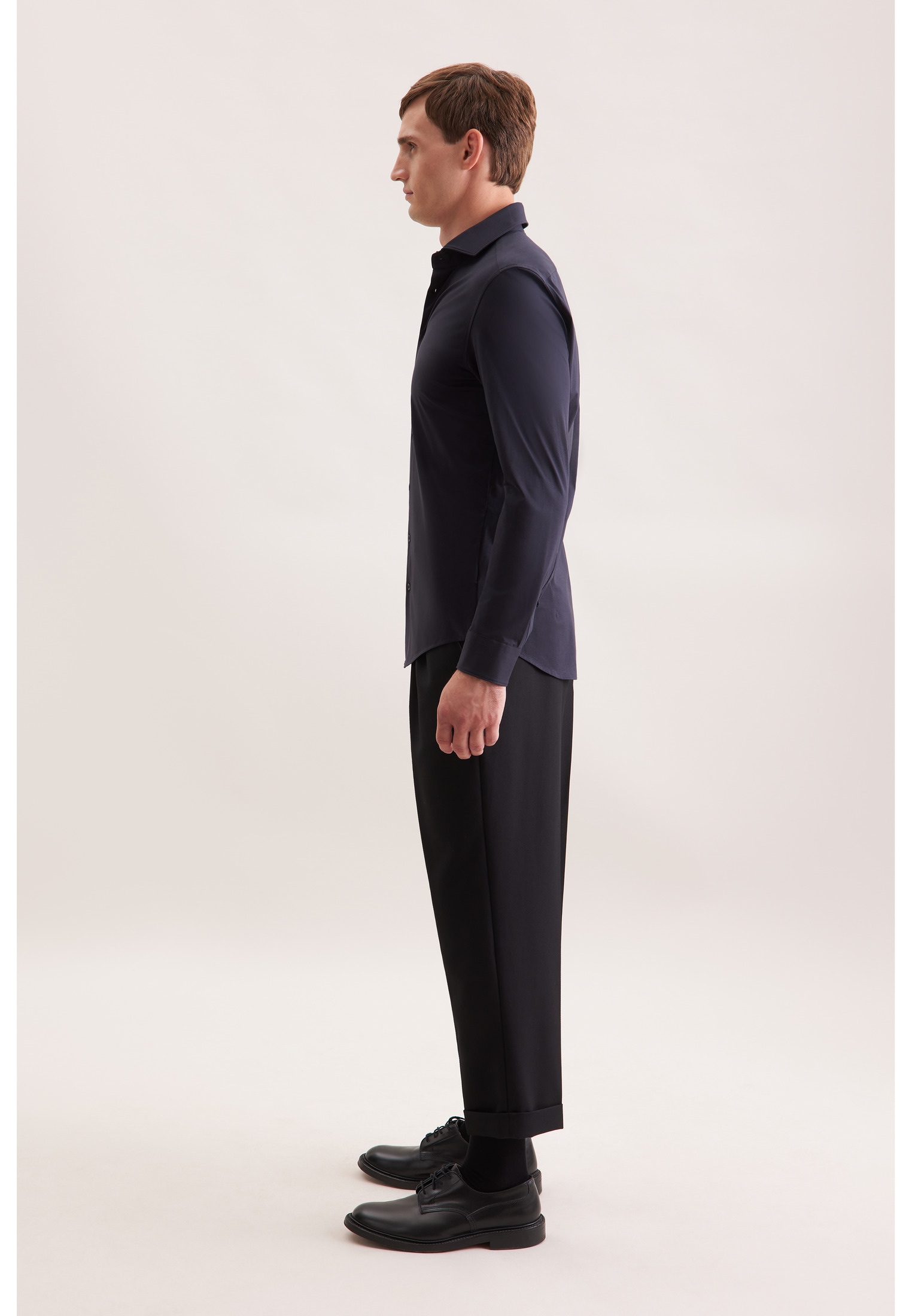 seidensticker Businesshemd »Schwarze Rose«, Slim 1/1 Kentkragen Uni