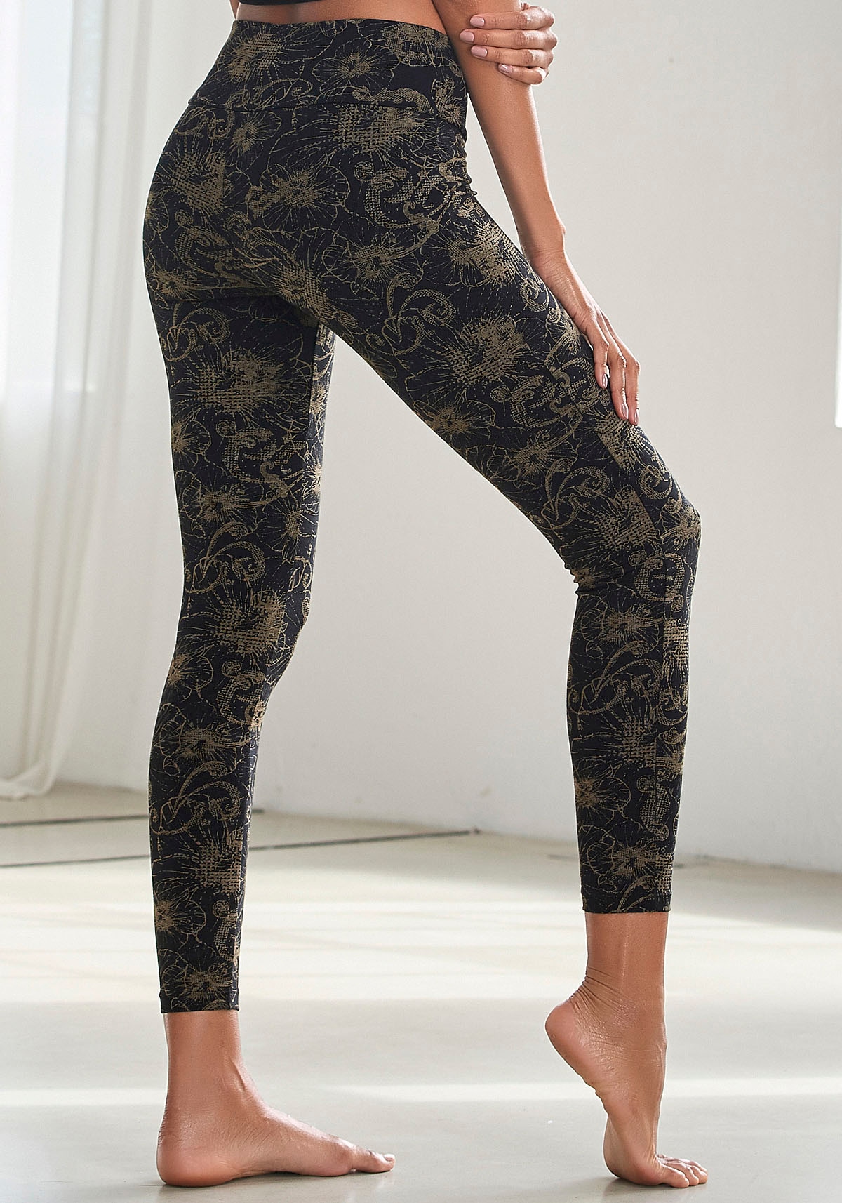 H.I.S Leggings, (2er-Pack), bedruckt und uni bei ♕