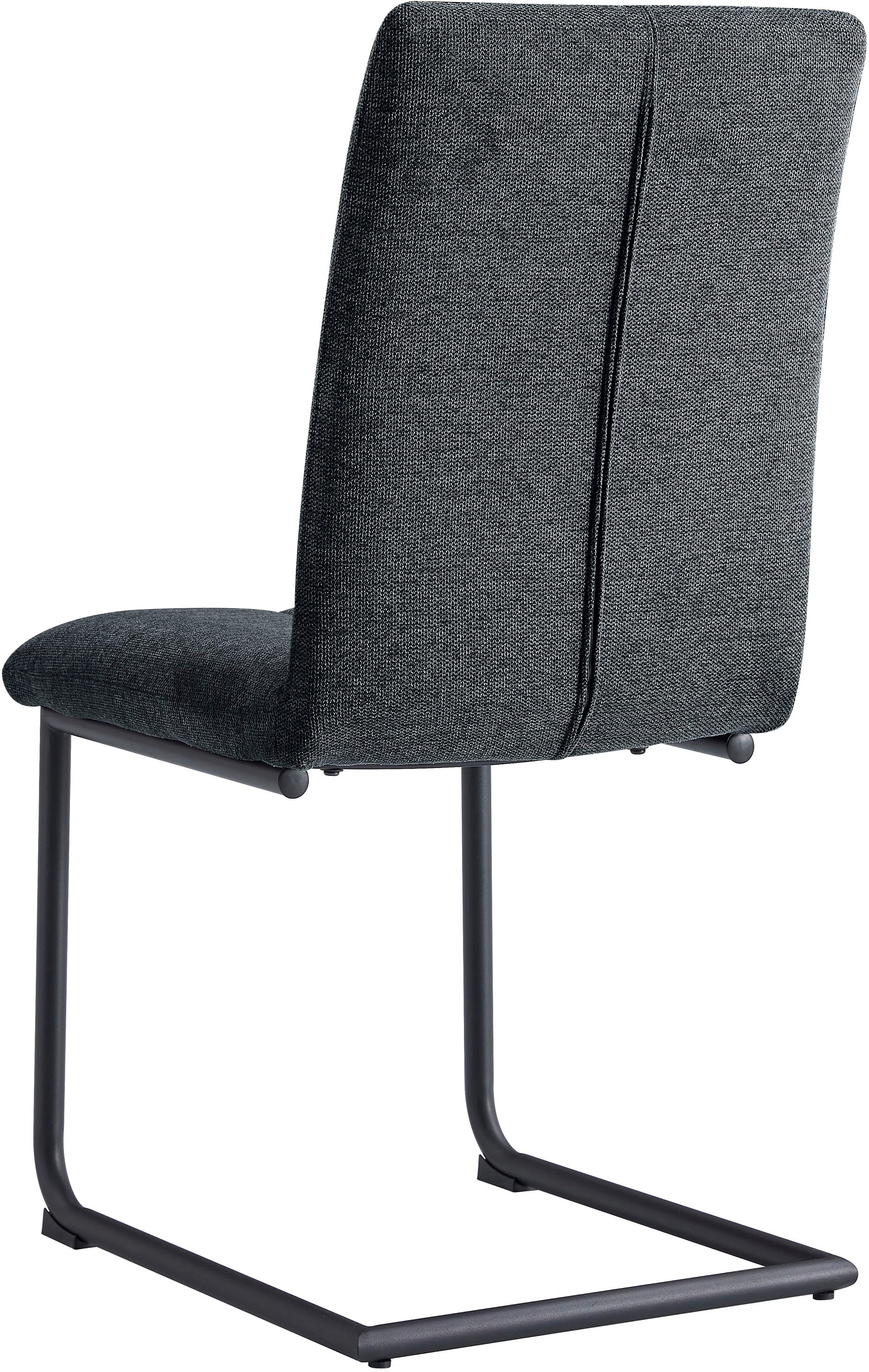 Duo Collection Esszimmerstuhl »Emmy Freischwinger«, (Set), 4 St., Webstoff, robuster Bezug, Fußgleiter für die Sicherheit, bis 110 kg belastbar