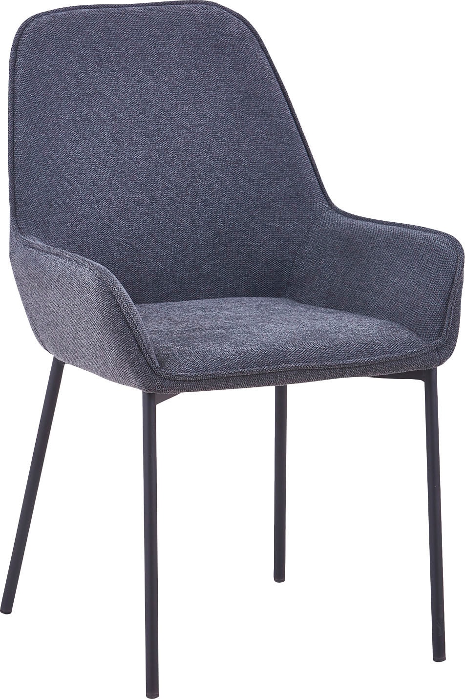 SalesFever Esszimmerstuhl, (Set), 2 St., Struktur (100% Polyester), Bezug aus Strukturstoff