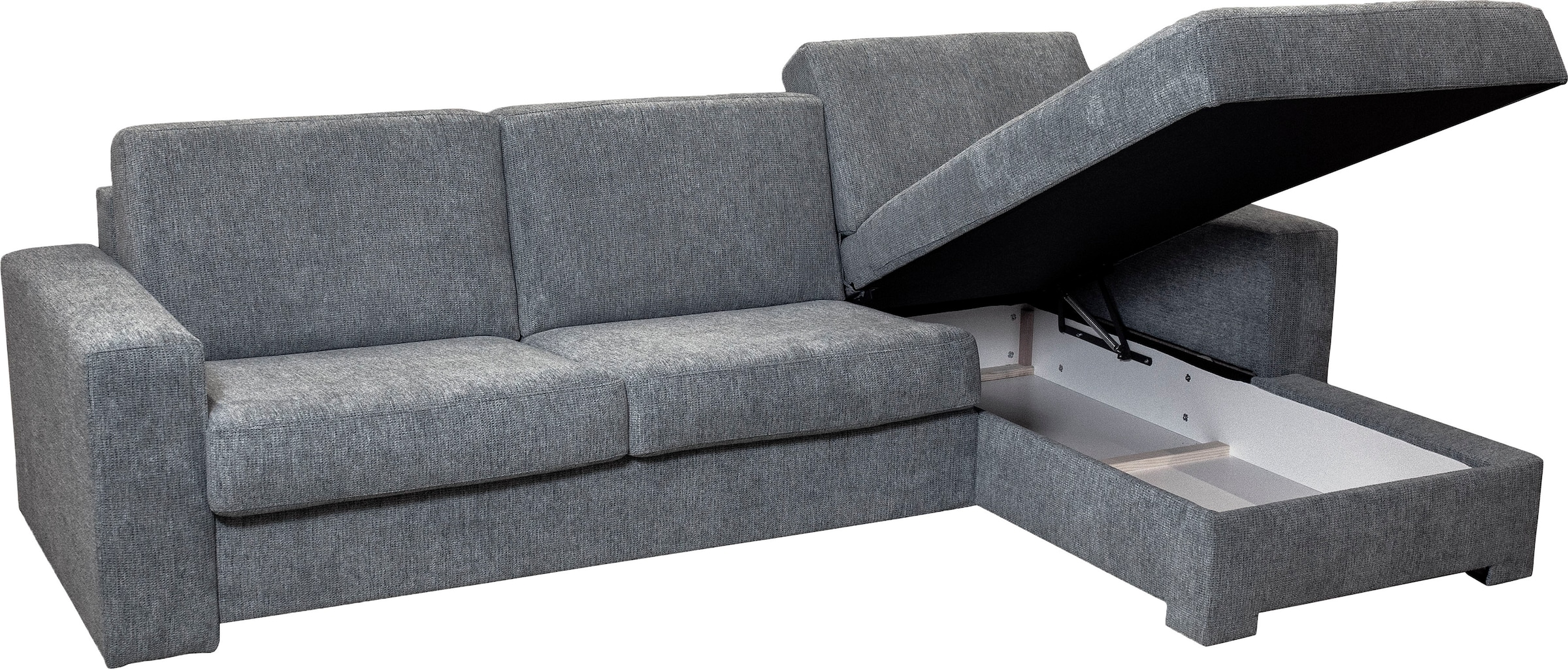 Home affaire Ecksofa Roma "L" Dauerschlaffunktion, mit Unterfederung, Matratzenhöhe 14cm, Liegemaße ca 163x198 cm, L-Form