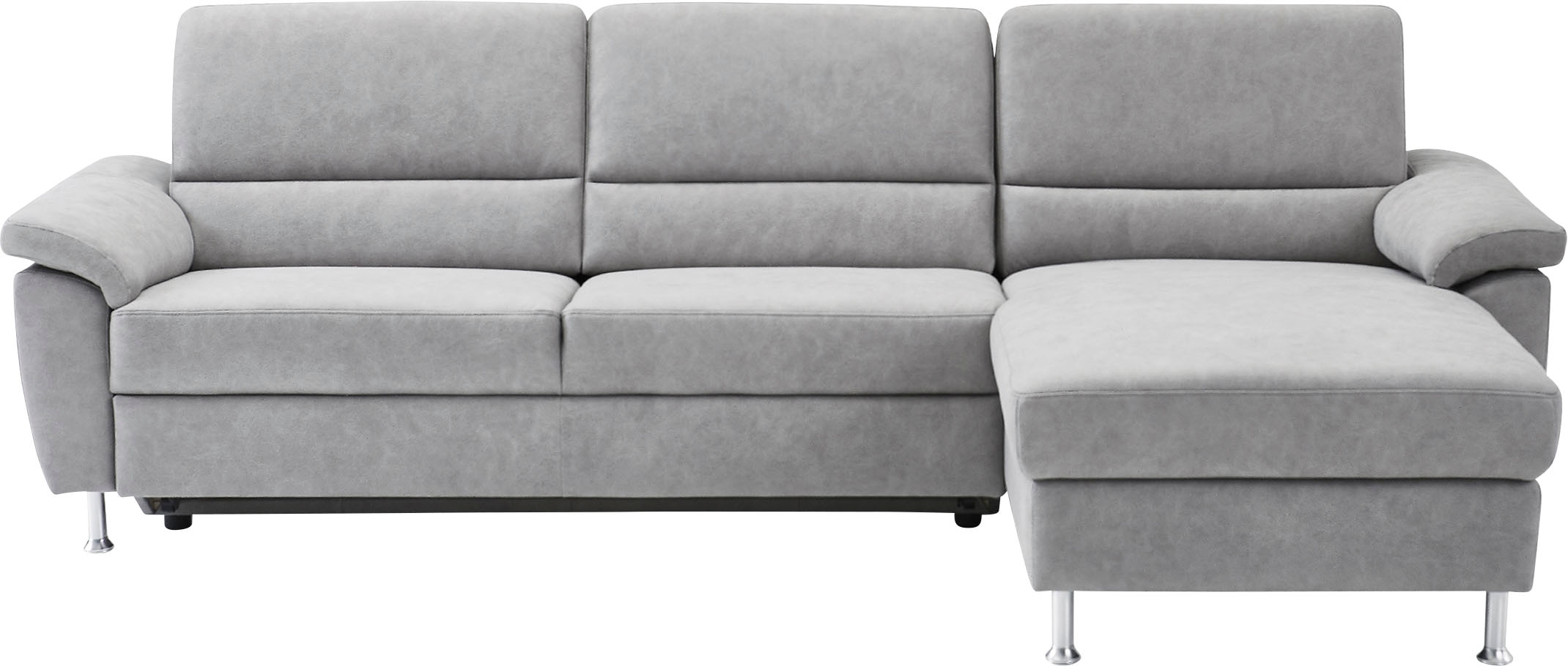 CALIZZA INTERIORS Ecksofa »Onyx L-Form«, Recamiere links oder rechts, wahlweise mit Bettfunktion, Breite 270 cm