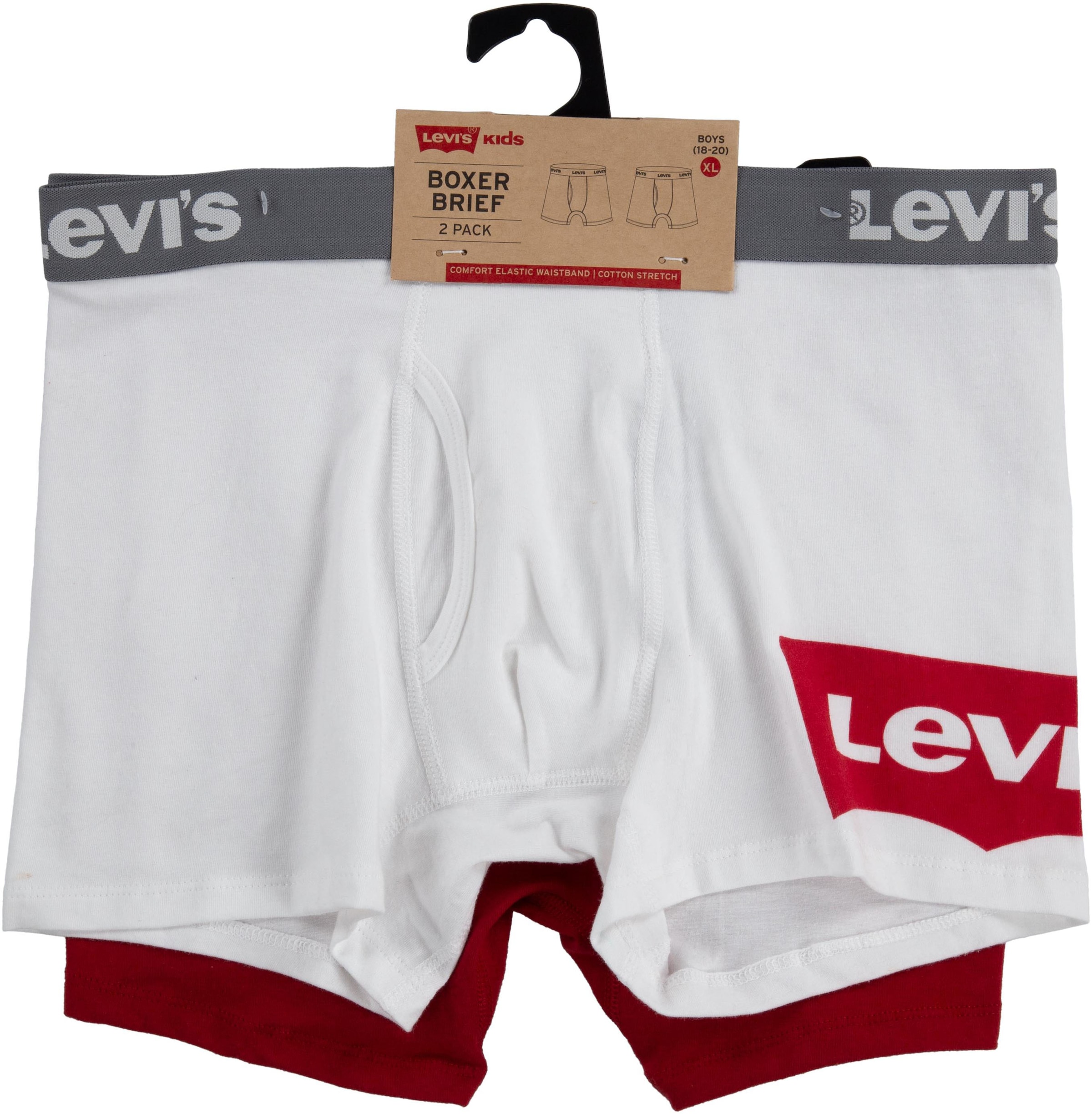 Levi's® Kids Boxershorts »BATWING BOXER BRIEF«, (2 St.), for BOYS