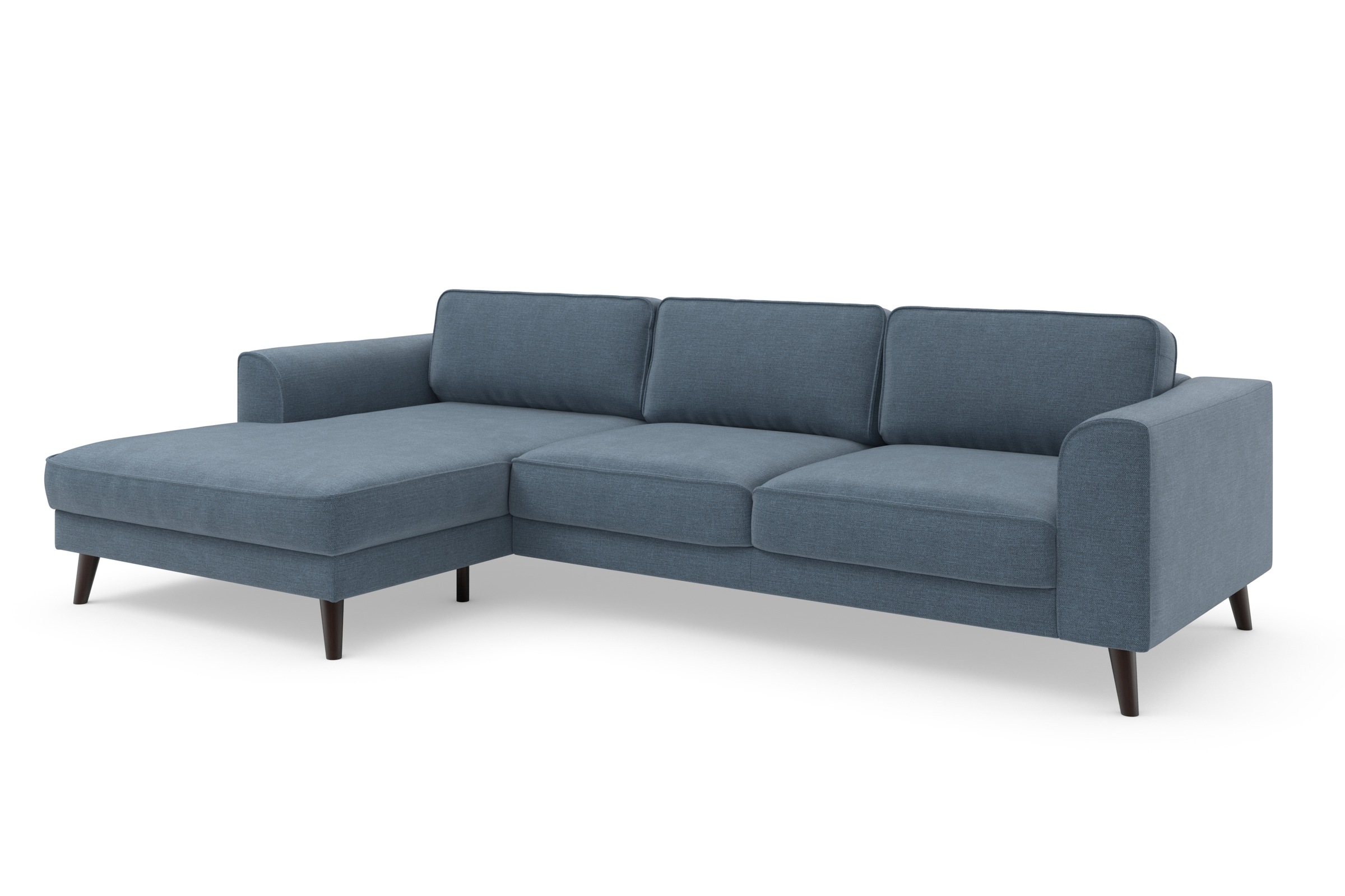 TRENDMANUFAKTUR Ecksofa »Lumber Jack, elegantes Designsofa, zeitlos modern, hoher Sitzkomfort«, wahlweise mit Bettfunktion u. Bettkasten, L-Form