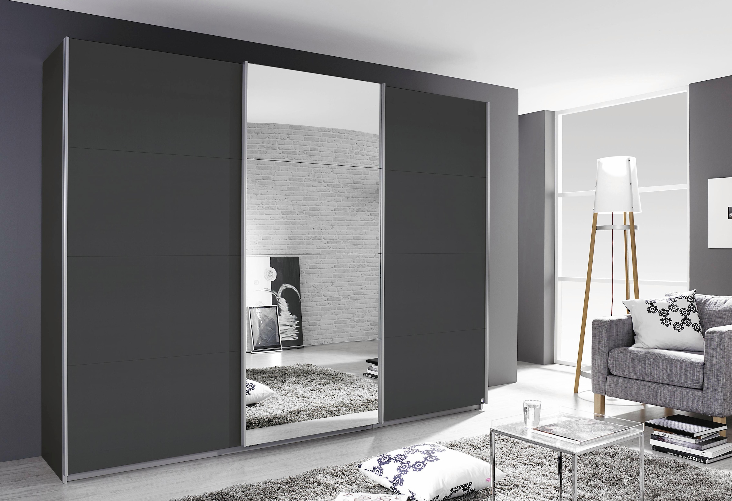 rauch Schwebetürenschrank »Dobene« inkl. Schubkasteneinsatz und Einlegeböden