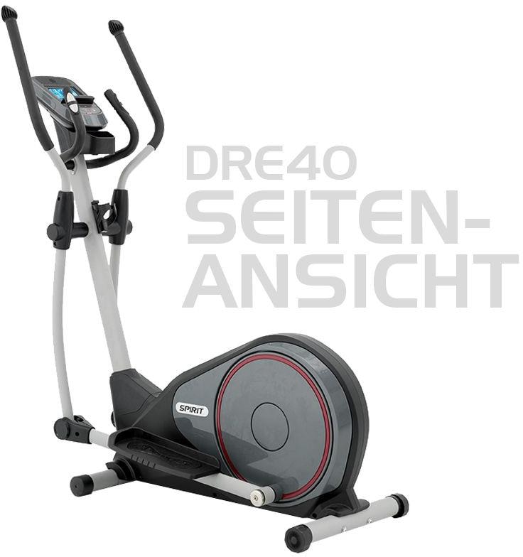 Spirit Fitness Crosstrainer-Ergometer »DRE 40«, Schwungmasse ca. 20 kg, 32 Widerstandsstufen
