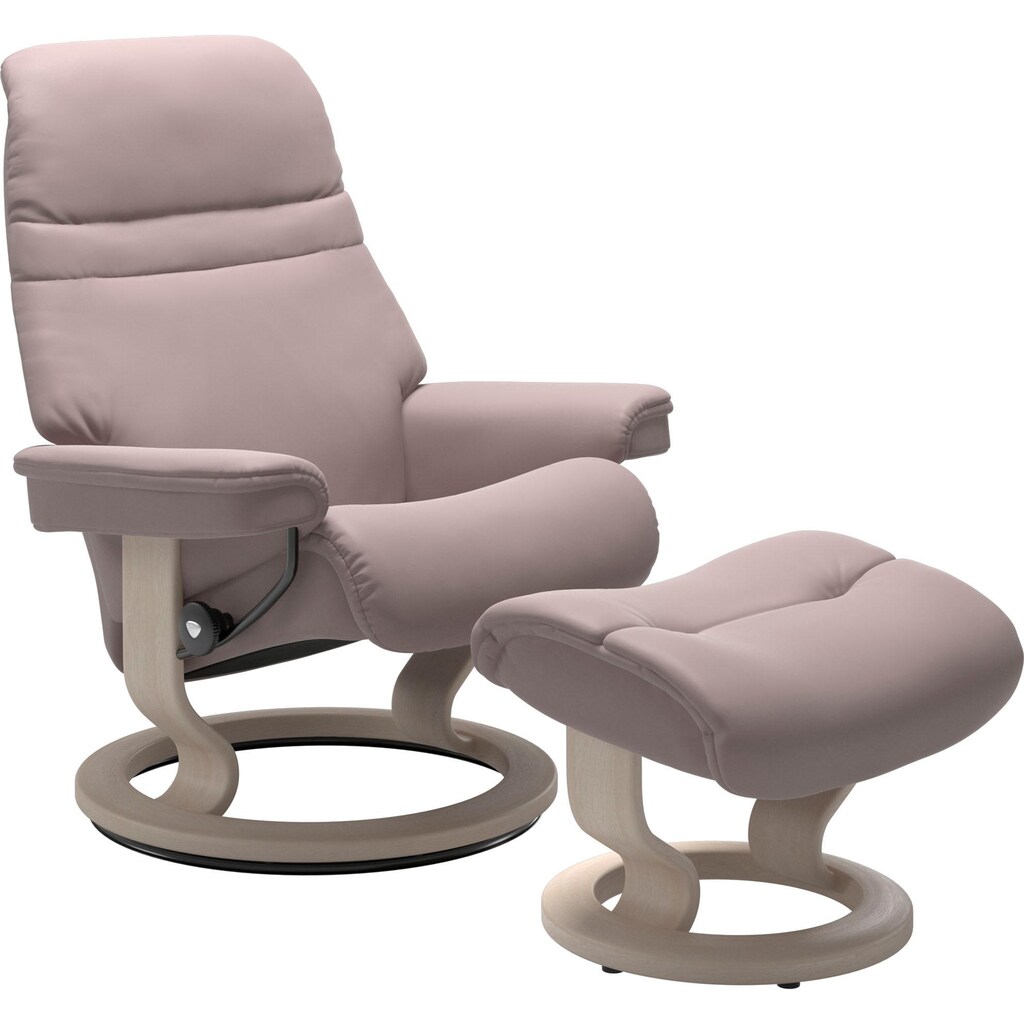 Stressless® Relaxsessel »Sunrise«, mit Classic Base, Größe M, Gestell Whitewash