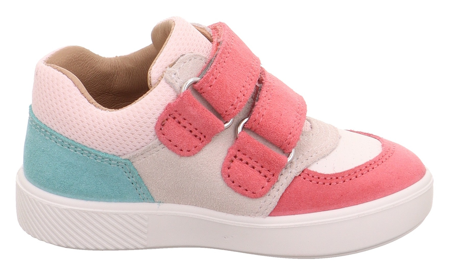 Superfit Klettschuh »SUPIES WMS: mittel«, Sneaker, Freizeitschuh im Retro Look, Größenschablone zum Download