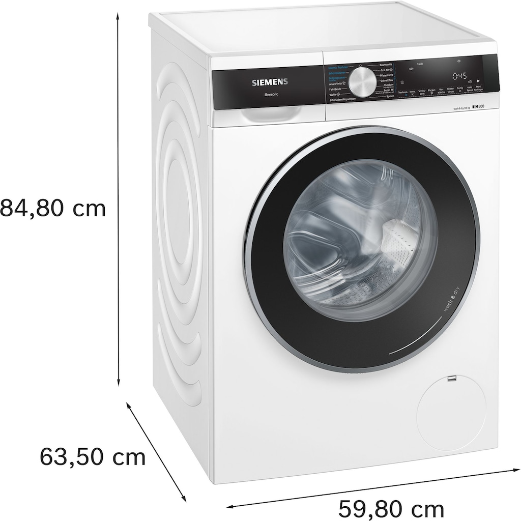 SIEMENS Waschtrockner »WN44G241«, iQ500