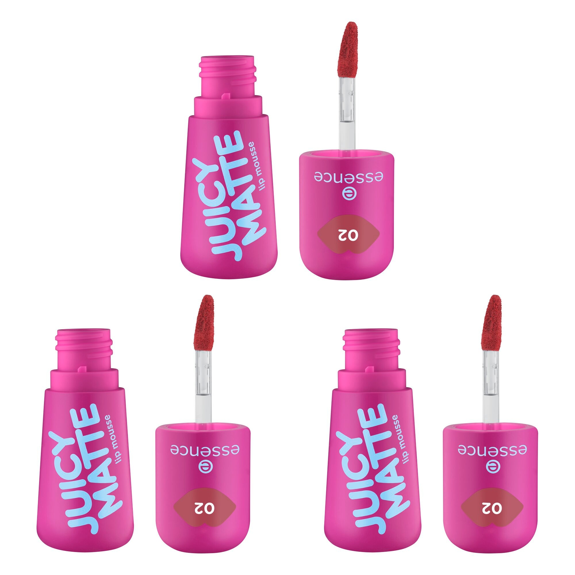 Essence Lippenstift »JUICY MATTE lip mousse«