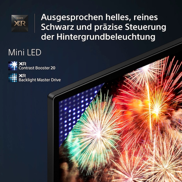 Sony Mini-LED-Fernseher »XR-75X95L«, 189 cm/75 Zoll, 4K Ultra HD, Google TV,  Smart-TV, TRILUMINOS PRO, BRAVIA CORE, mit exklusiven PS5-Features ➥ 3  Jahre XXL Garantie | UNIVERSAL