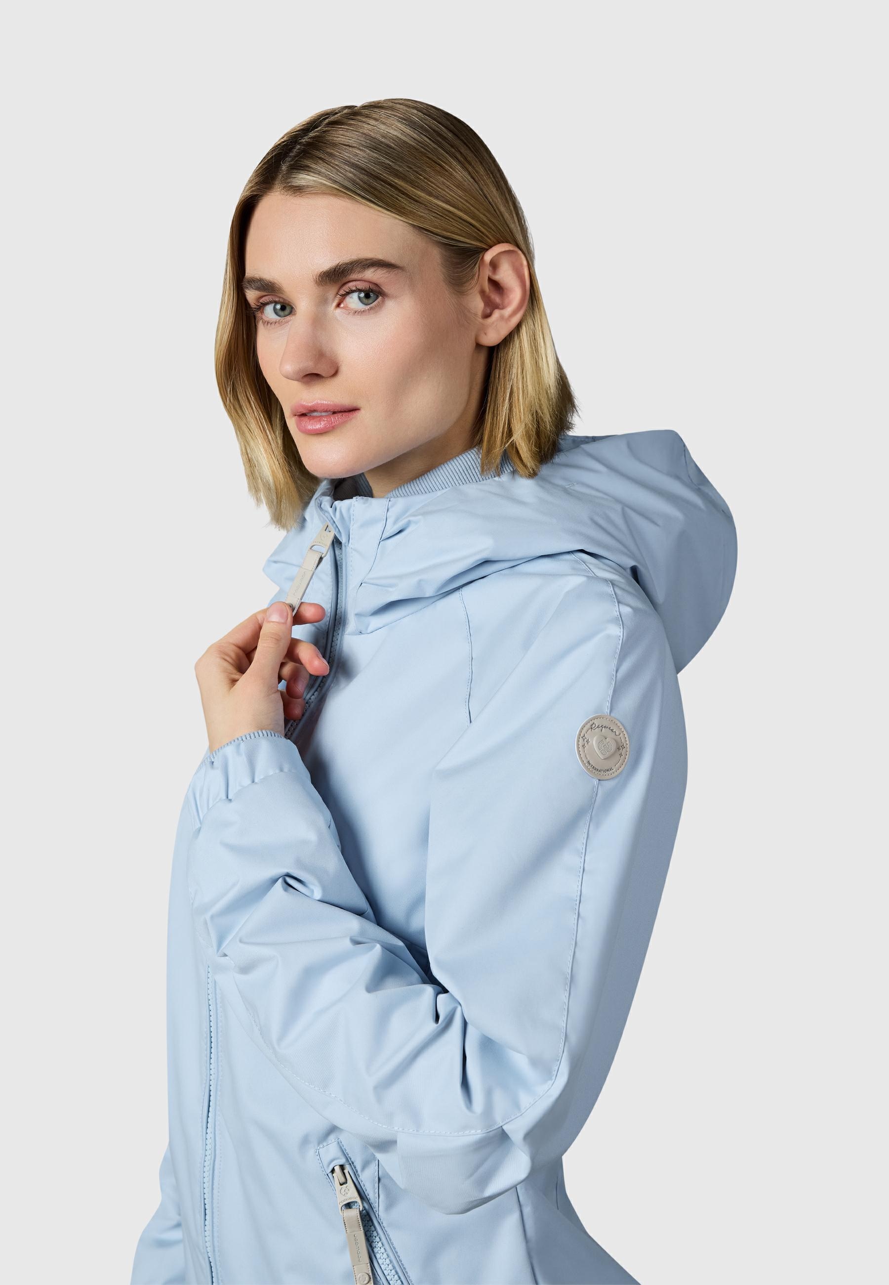 Ragwear Outdoorjacke »Übergangsjacke Dizzie« mit Kapuze Wasserdichte Übergangsjacke mit großer Kapuze