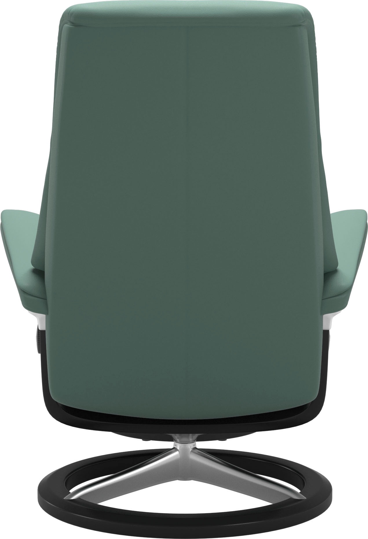 Stressless® Relaxsessel »View«, (Set, Relaxsessel mit Hocker), mit Signature Base, Größe S,Gestell Schwarz