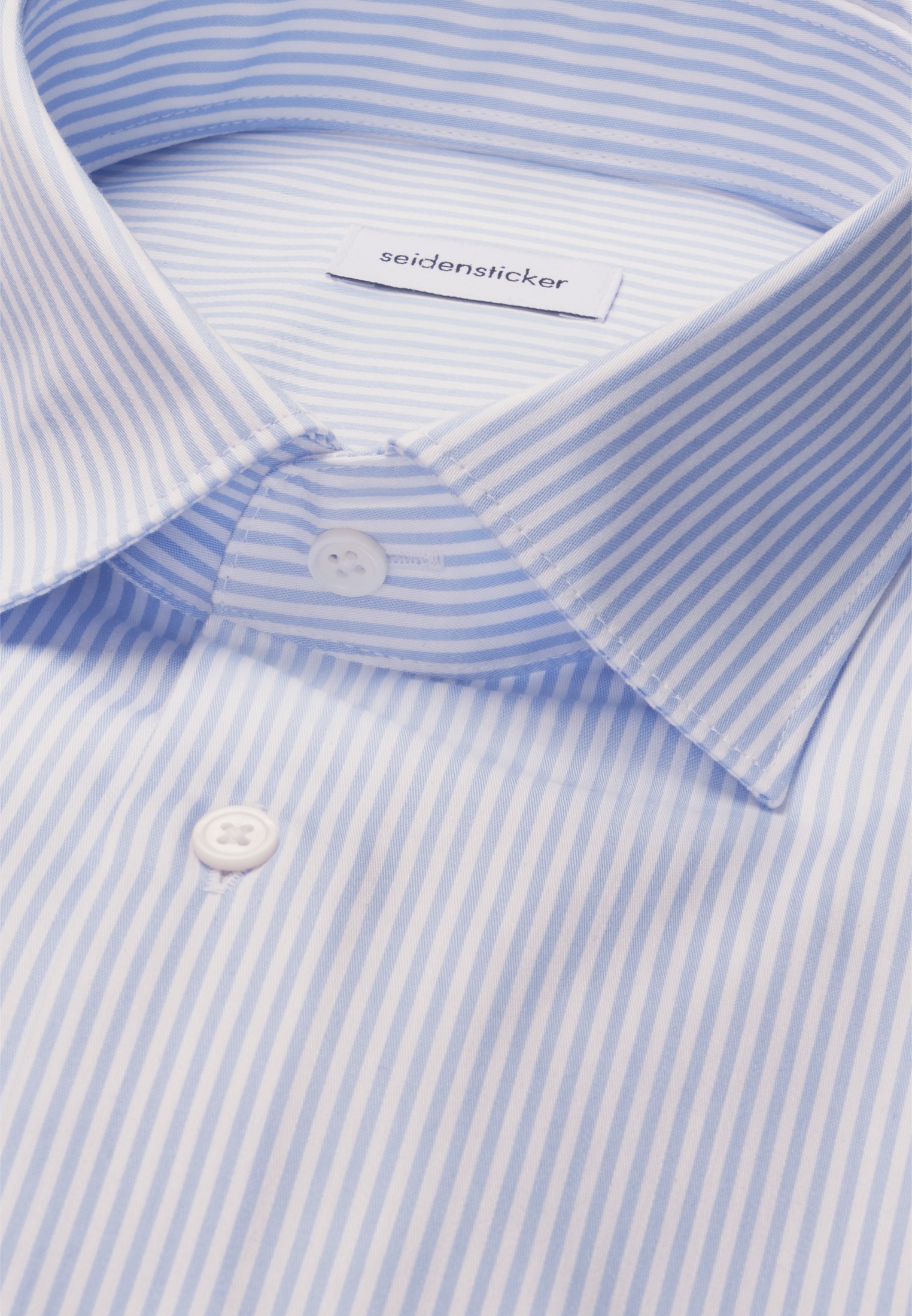 seidensticker Businesshemd »Schwarze Rose« Regular 1/1 Extra lang Kentkragen Gestreift
