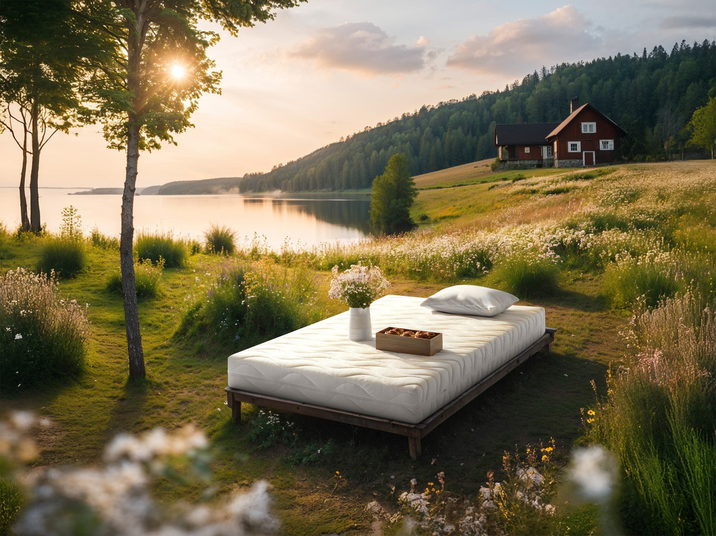 Hilding Sweden Kaltschaummatratze »Hej! Vital, Matratze 90x200 cm, 140x200 cm & weitere Größen«, 21 cm hoch, Raumgewicht: 35 kg/m³, (1 St., 1-tlg.), ergonomisch, atmungsaktiv, Allergiker geeignet (Hausstauballergiker)