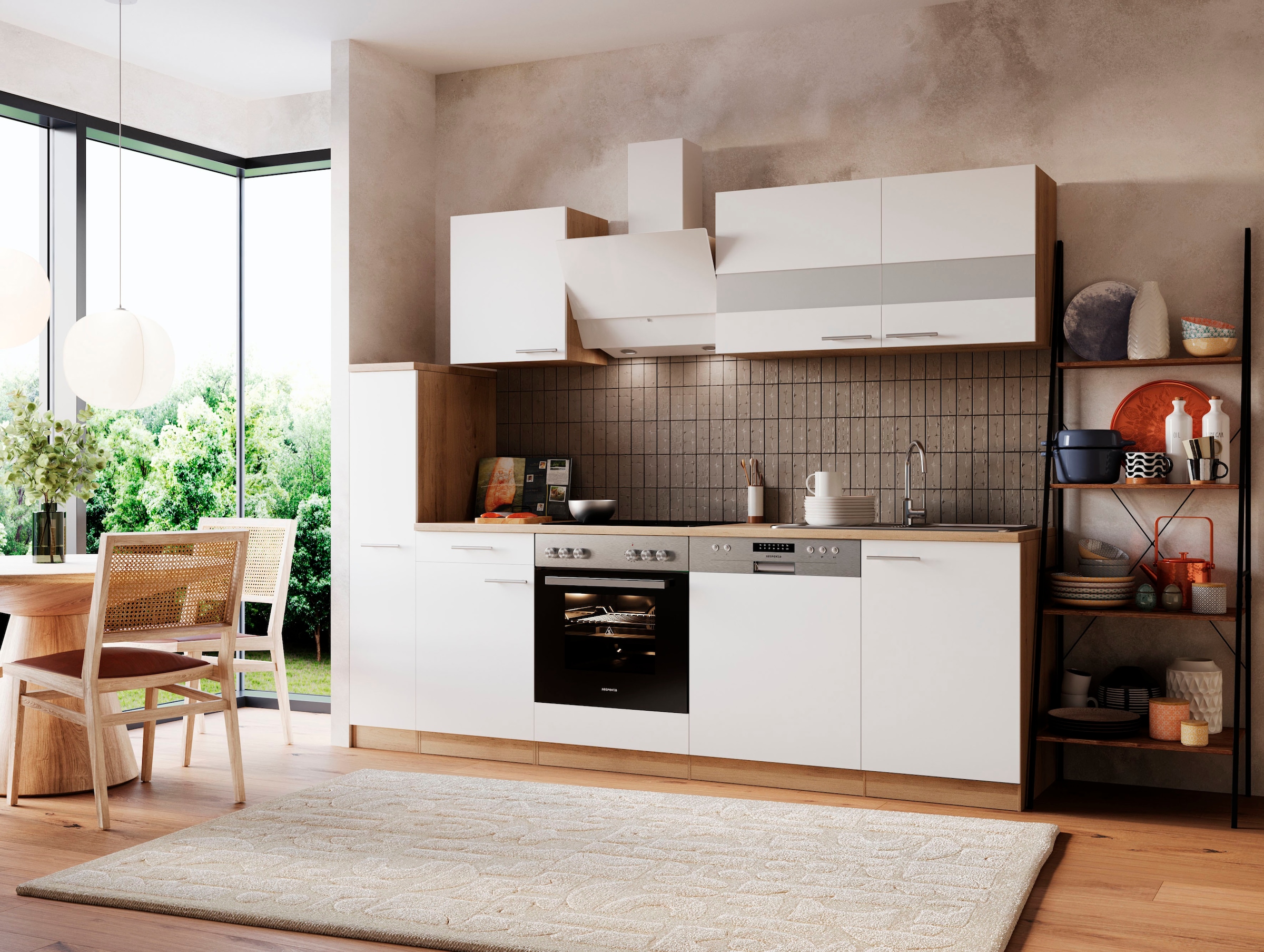 RESPEKTA Küche »Merle« Breite 250 cm, mit Soft-Close, in exklusiver Konfiguration für OTTO