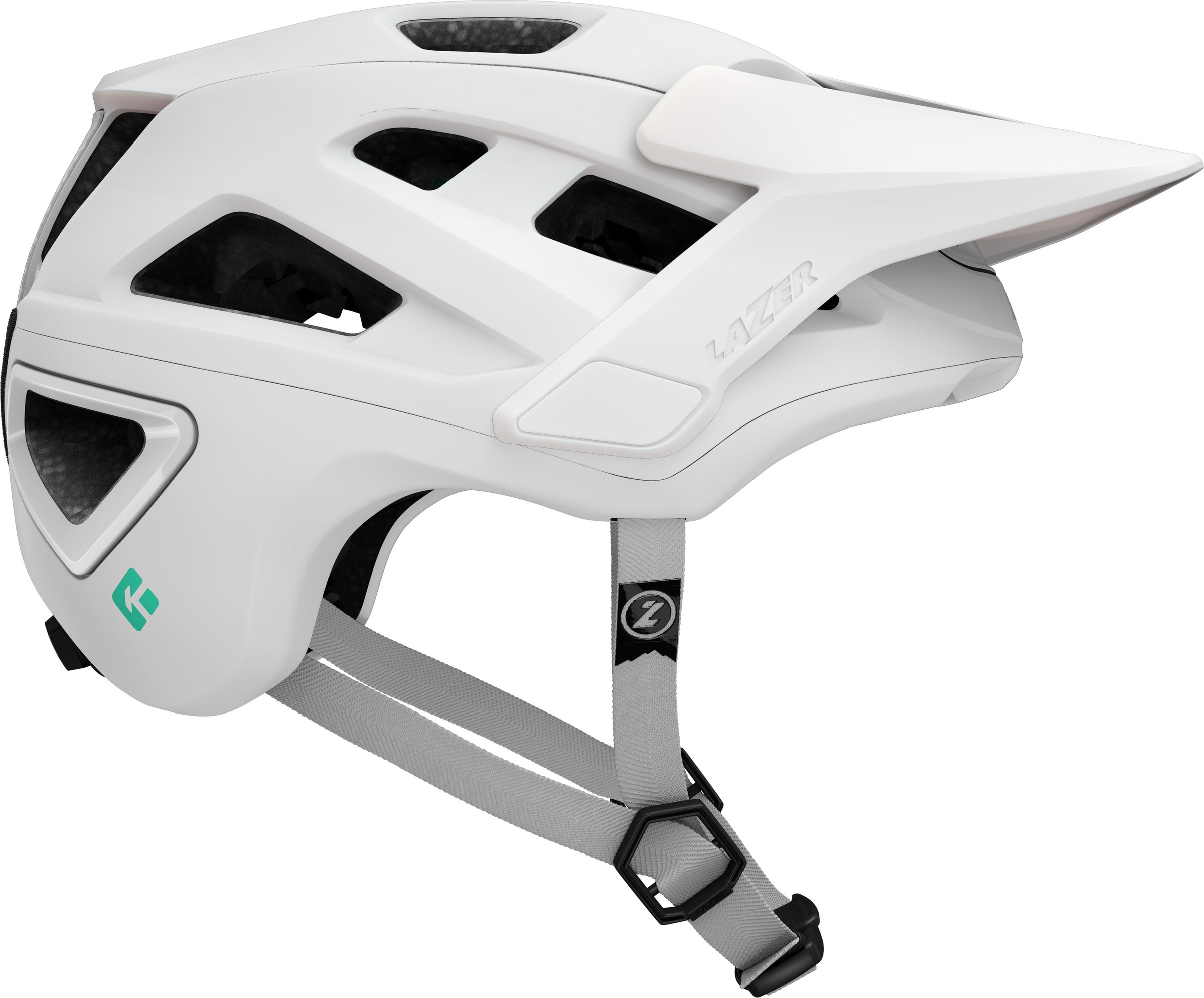 Fahrradhelm »MTB-Helm Jackal KinetiCore, Matte Full White«