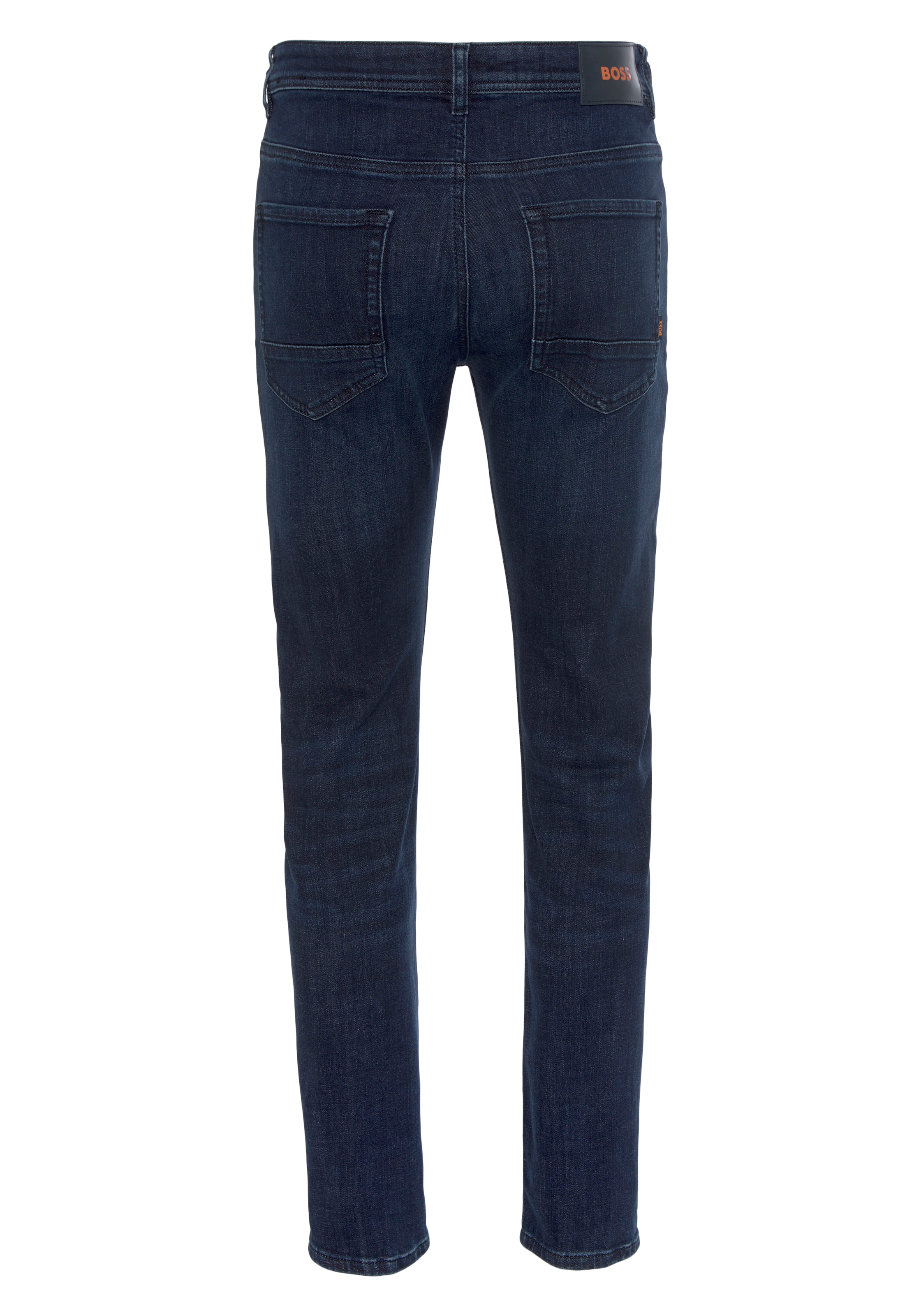 BOSS ORANGE Regular-fit-Jeans »Taber BC-P-1«, mit Leder-Badge