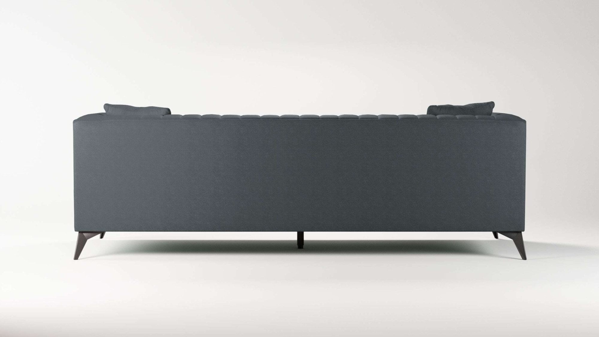 PLACES OF STYLE 4-Sitzer »MATTHEW elegantes Designsofa, Maße B/T/H: 231/86/74 cm« XXL, Steppung im Rücken, lose Sitzkissen, incl 2. Zierkissen