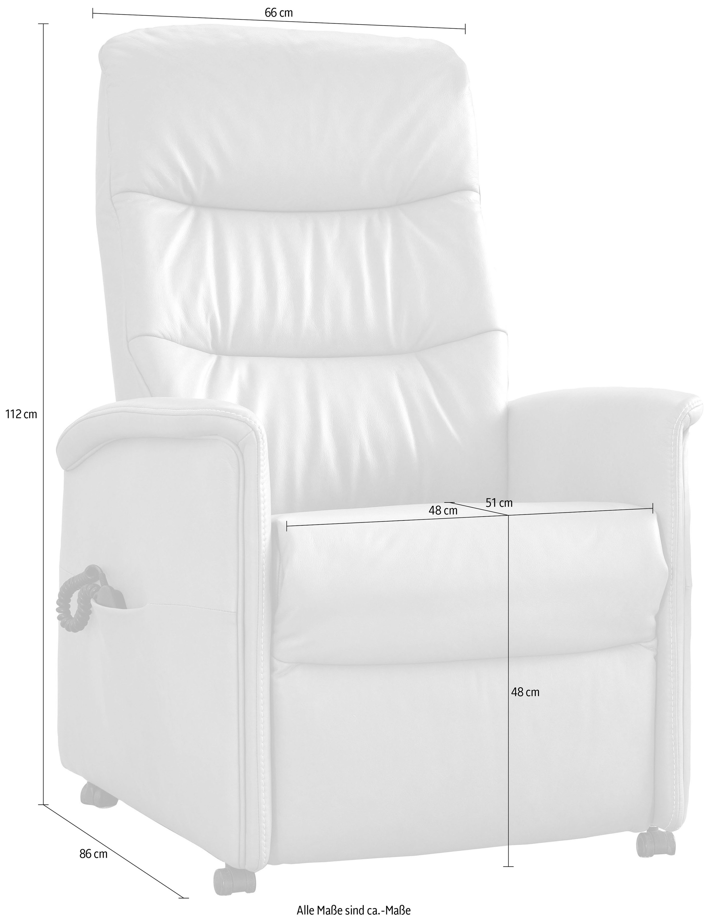 manuell Relaxsessel 3 Aufstehhilfe »himolla Sitzhöhen, in oder bequem verstellbar, elektrisch himolla bestellen 9051«,
