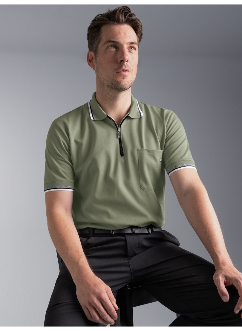 Trigema Poloshirt »TRIGEMA Poloshirt mit Reißverschluss« 1