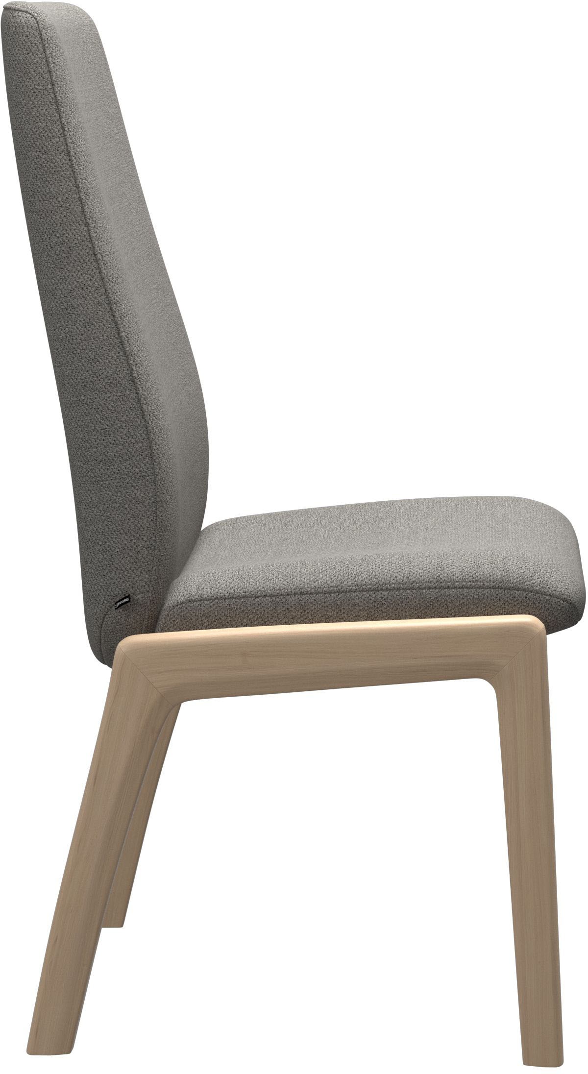 Stressless® Polsterstuhl »Laurel«, ROHLEDER Stoff Q2 FARON, High Back, Größe L, mit abgerundeten Beinen in Eiche natur