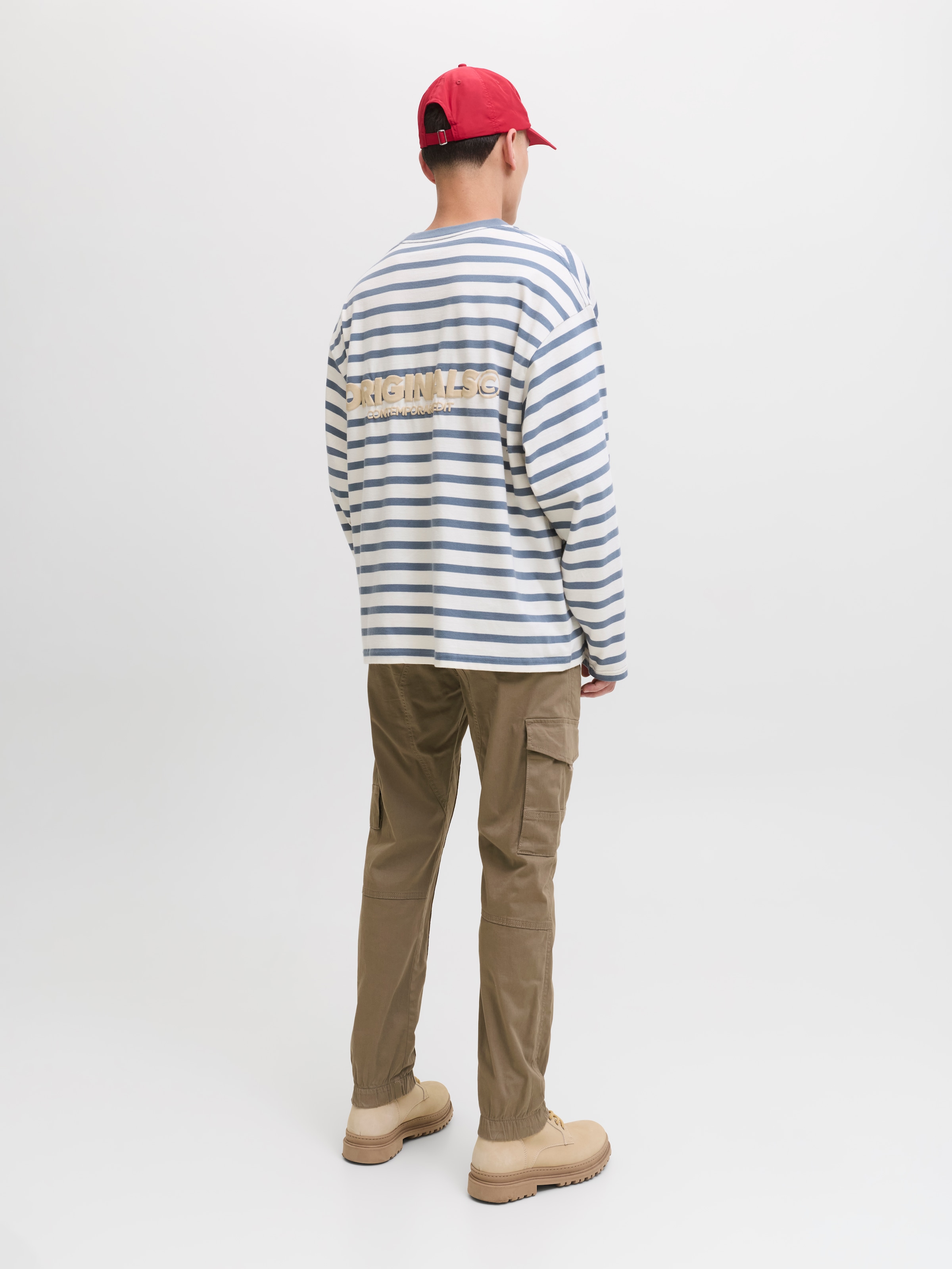 Jack & Jones Cargohose »JPSTPAUL JJFLAKE CARGO NOOS«, mit Beintaschen