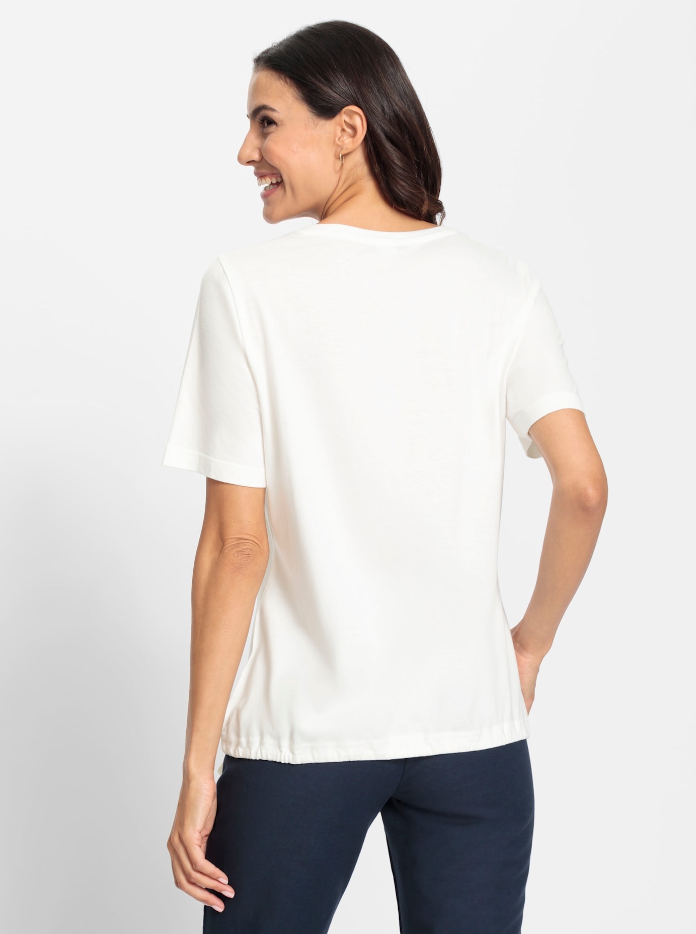 Inspirationen Rundhalsshirt »Kurzarm-Shirt« 1 Stk.