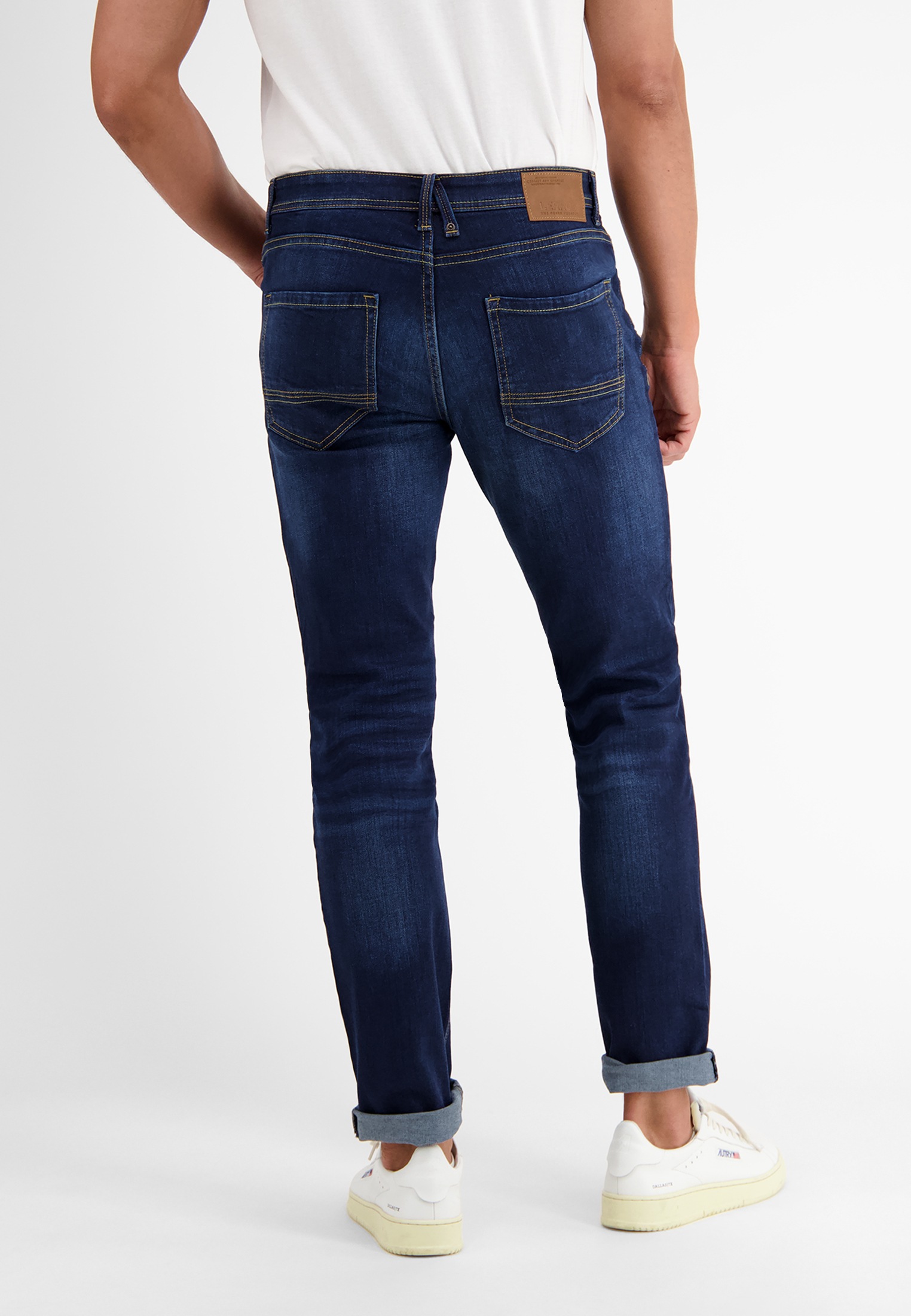 LERROS Relaxhose »LERROS BAXTER 5-Pocket-Denim im Used-Look, RELAXED FIT«