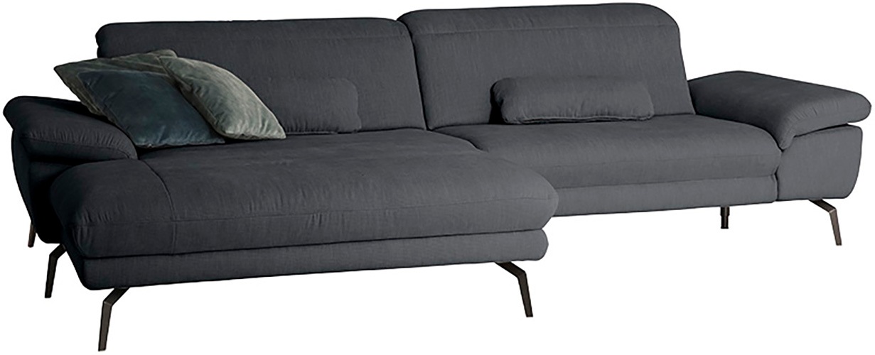 Die PlanBar Ecksofa »MP-IN22025 L-Form«, mit Kopfteilverstellung, wahlweise mit motorischem Canape